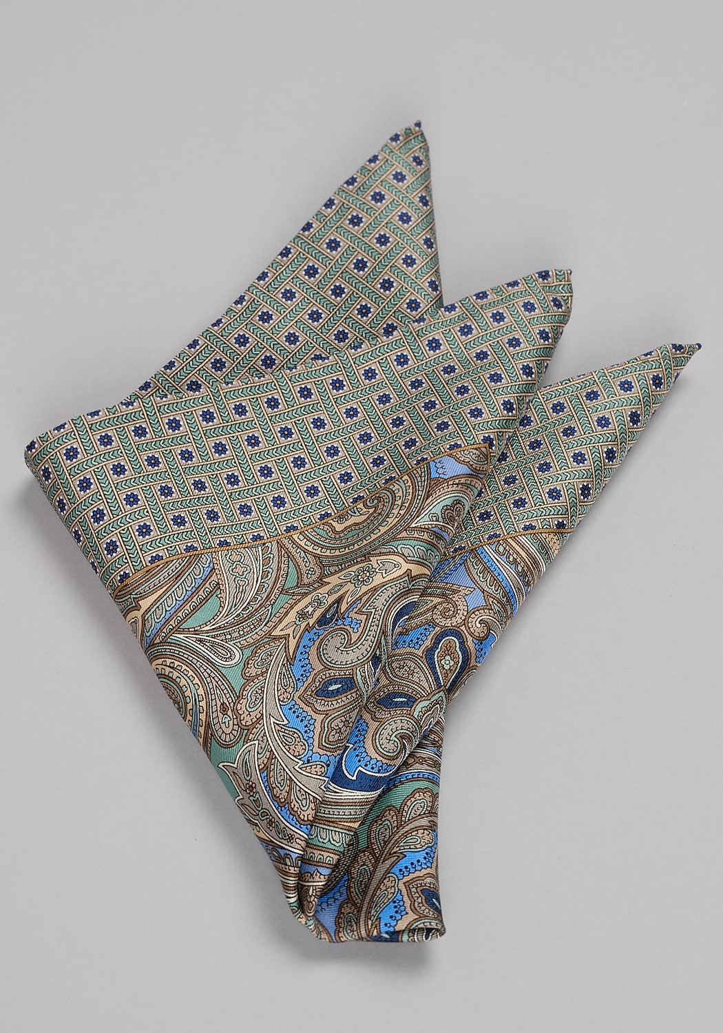 Jos. A. Bank Swirling Paisley Pocket Square