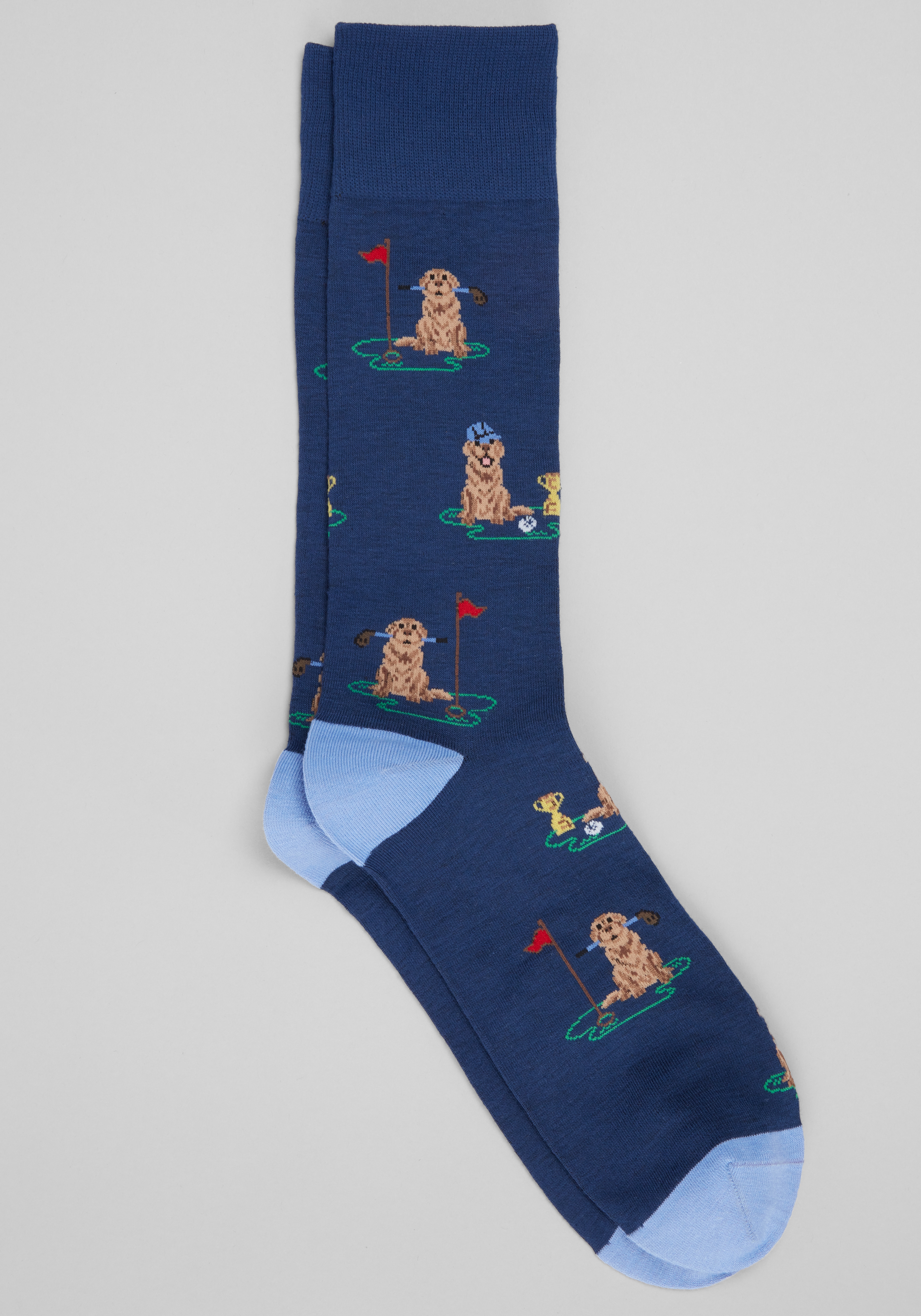 Men's Accessories, Made to Matter Golfing Doggie Socks - Jos A Bank