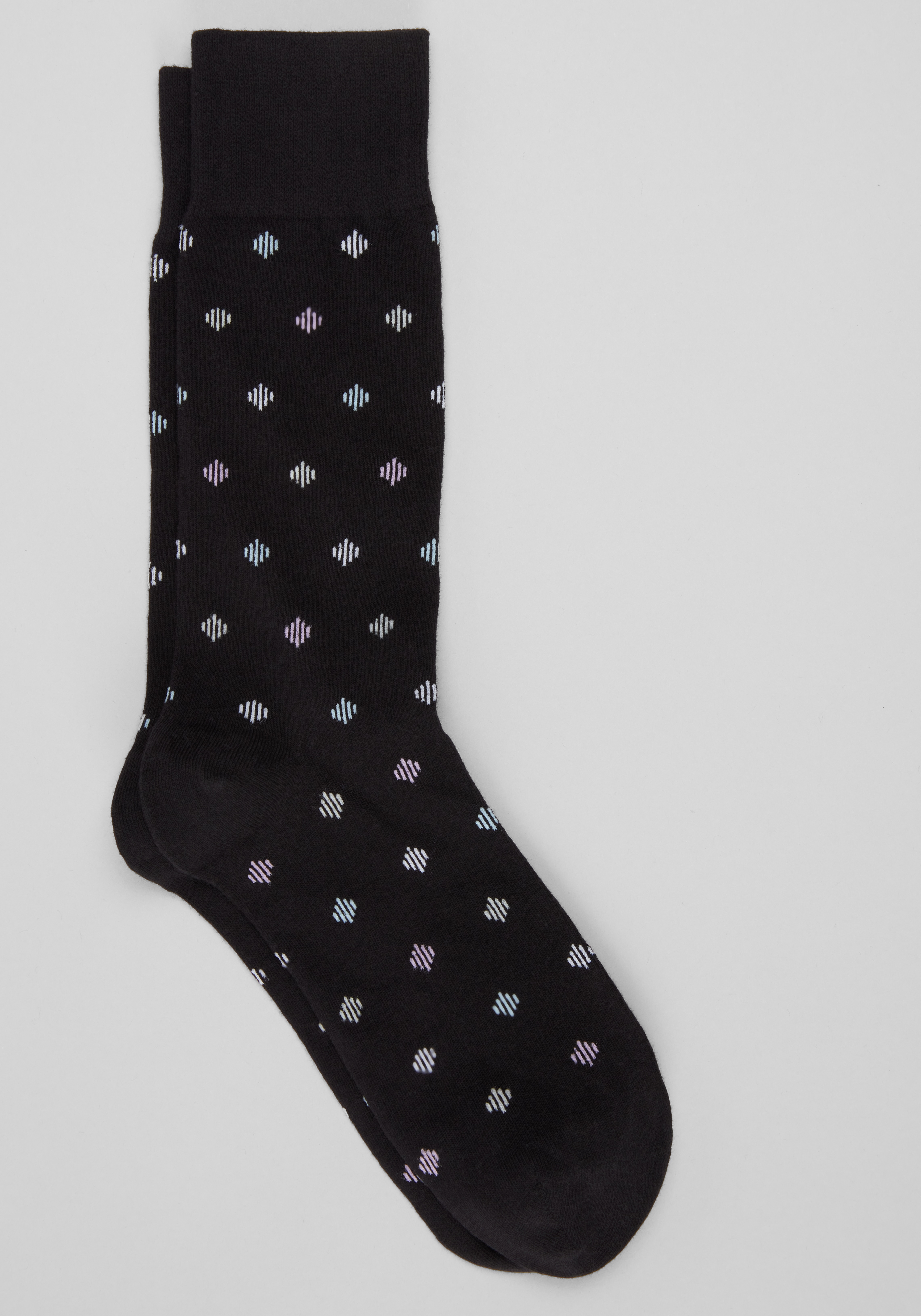 Men's New!, Jos. A. Bank Textured Dots Socks - Jos A Bank