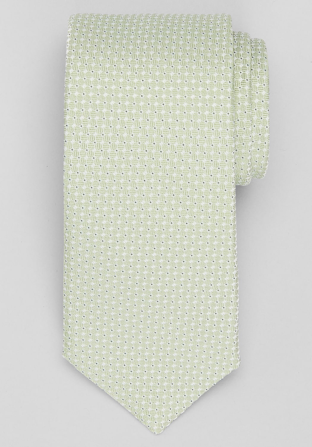 Jos. A. Bank Connected Ribbed Dots Tie - Big & Tall