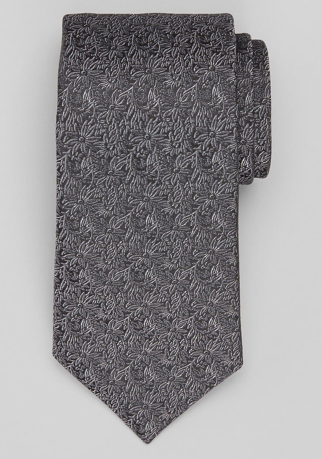 Tonal Linear Floral Tie