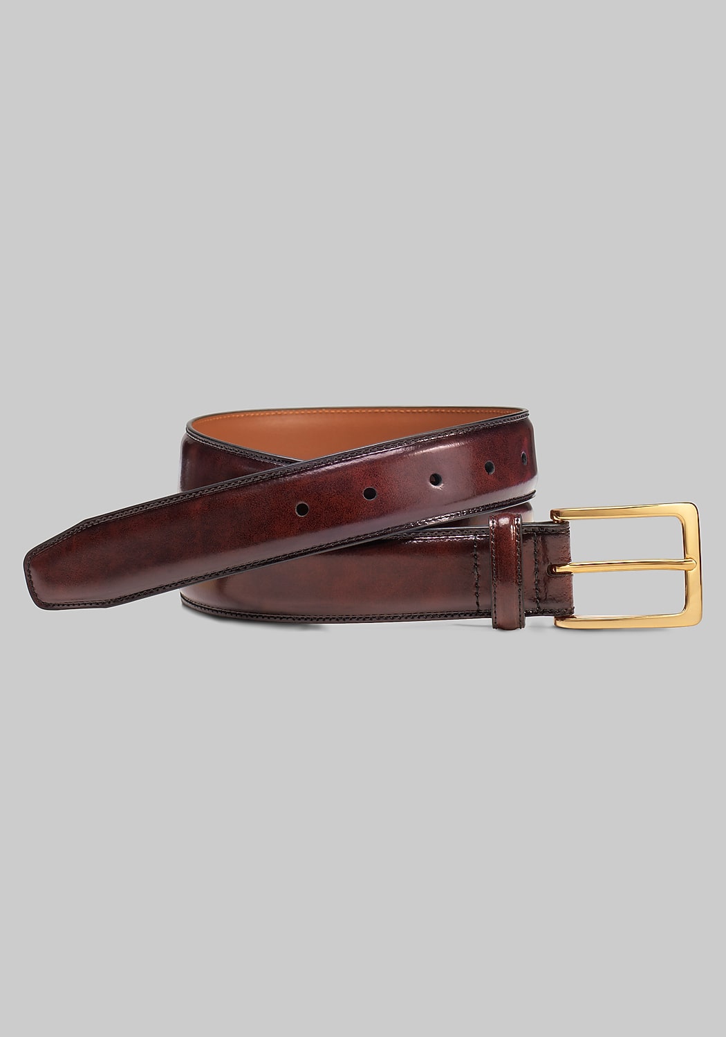 Johnston & Murphy Smooth Leather Dress Belt