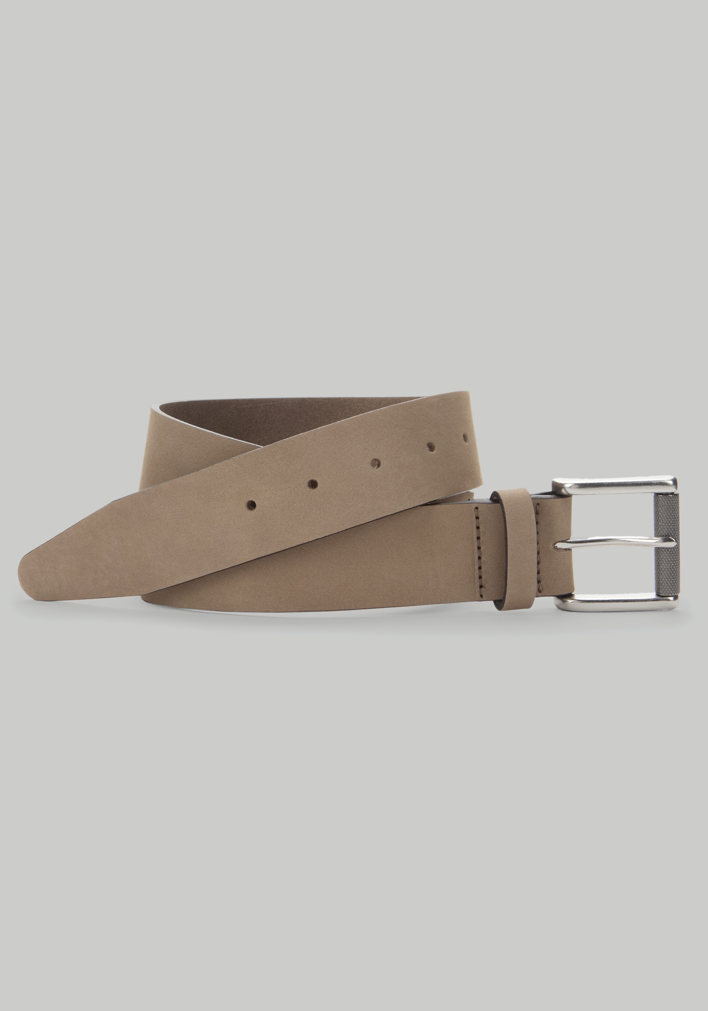 Men's New!, Johnston & Murphy Nubuck Roller Buckle Belt - Jos A Bank