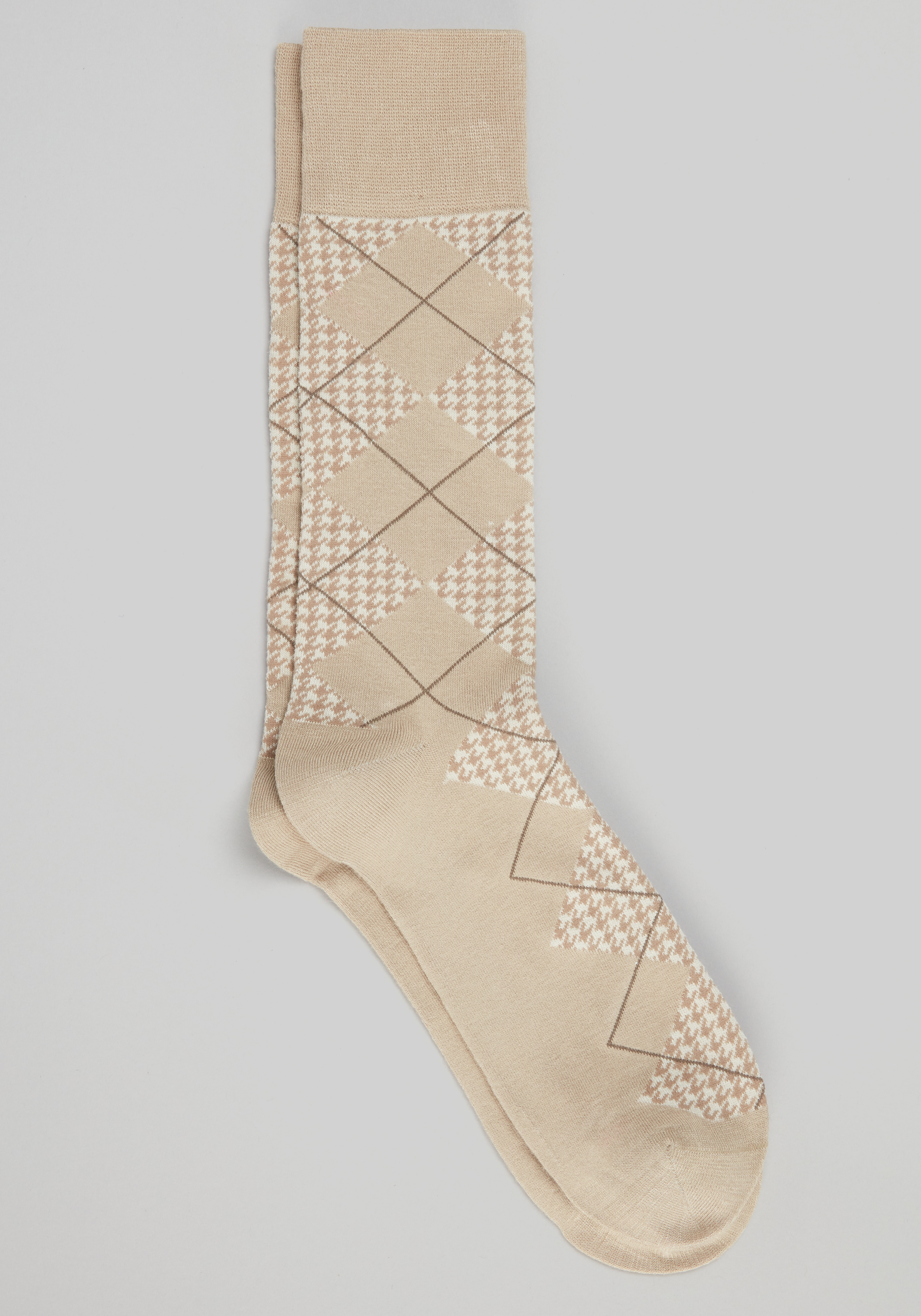 Jos. A. Bank Houndstooth Argyle Socks, 1-Pair