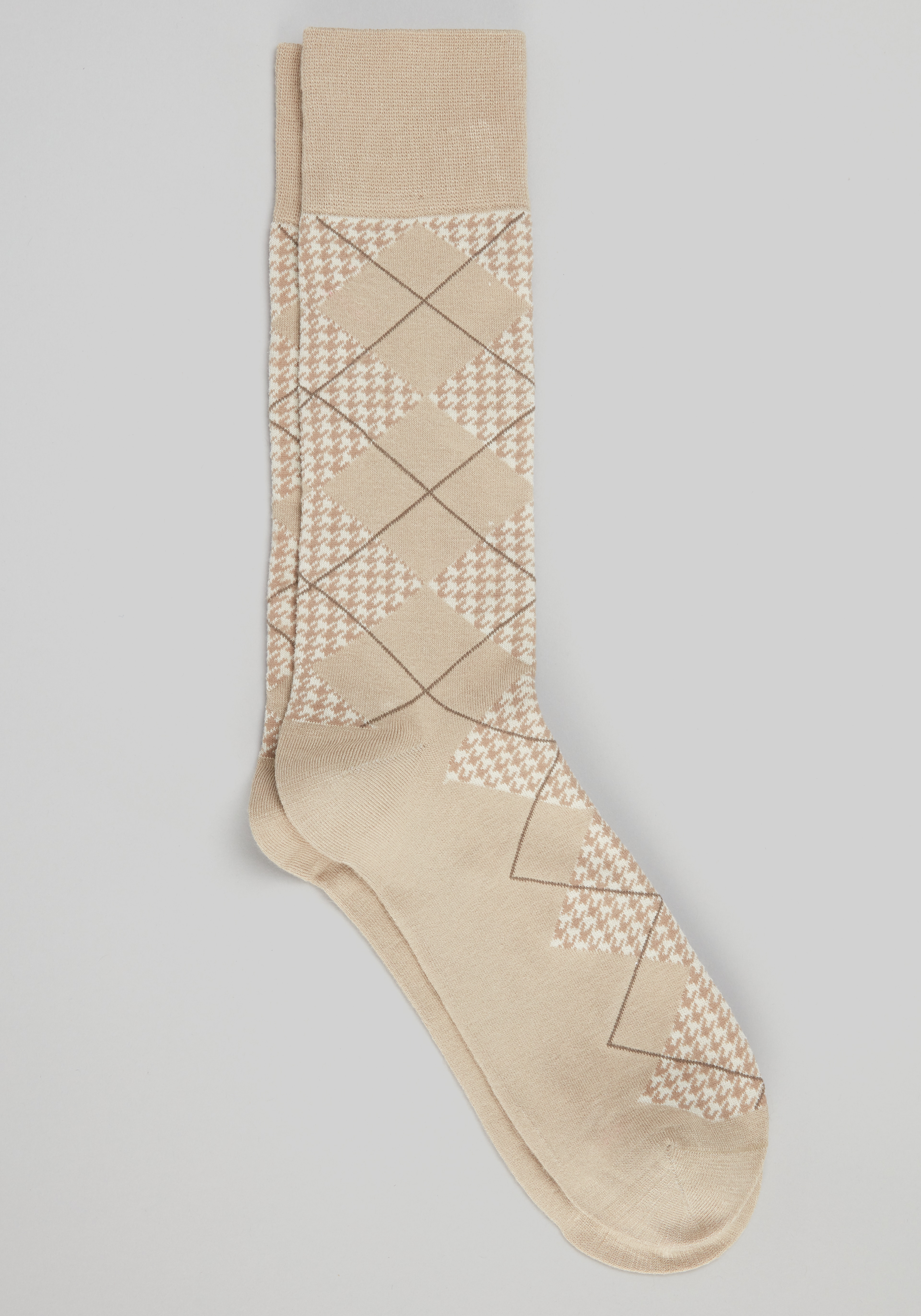 Jos. A. Bank Houndstooth Argyle Socks, 1-Pair