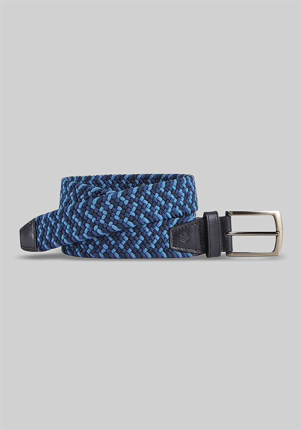Johnston & Murphy Woven Stretch Knit Belt