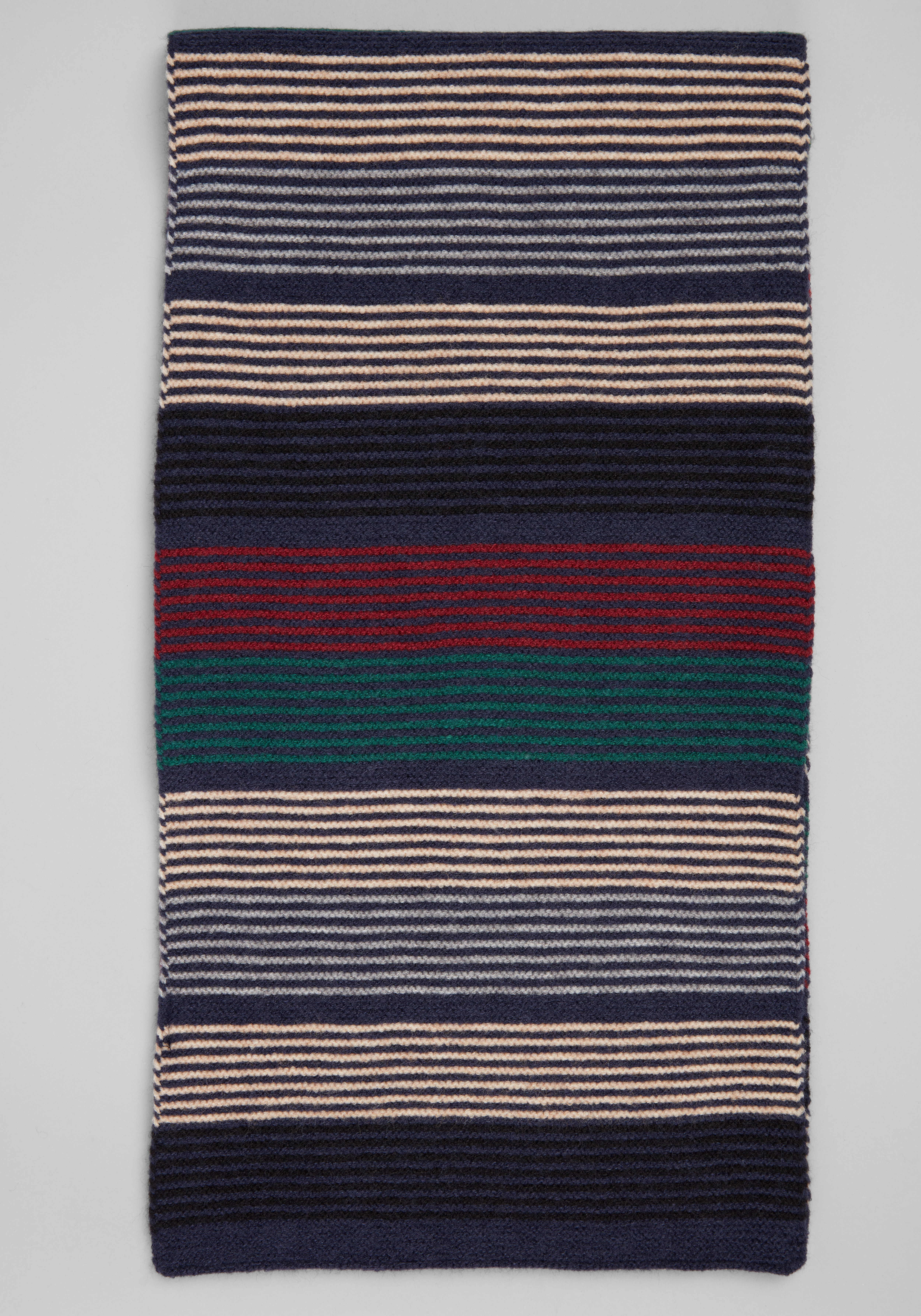 Men's New!, Jos. A. Bank Mini Stripe Knit Scarf - Jos A Bank