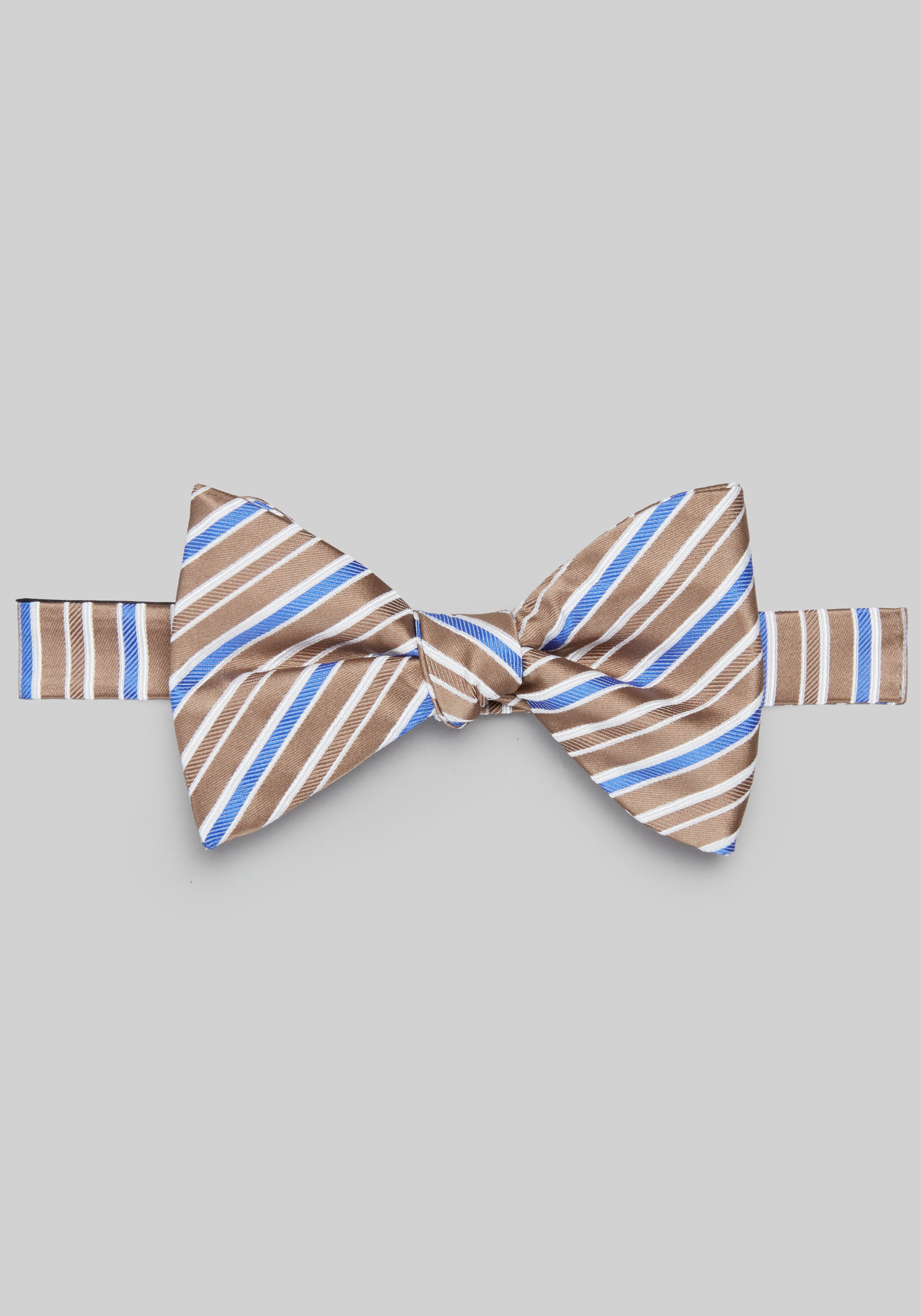 Men's Accessories, Jos. A. Bank Stripe Pre-Tied Big Bow Tie - Jos A Bank