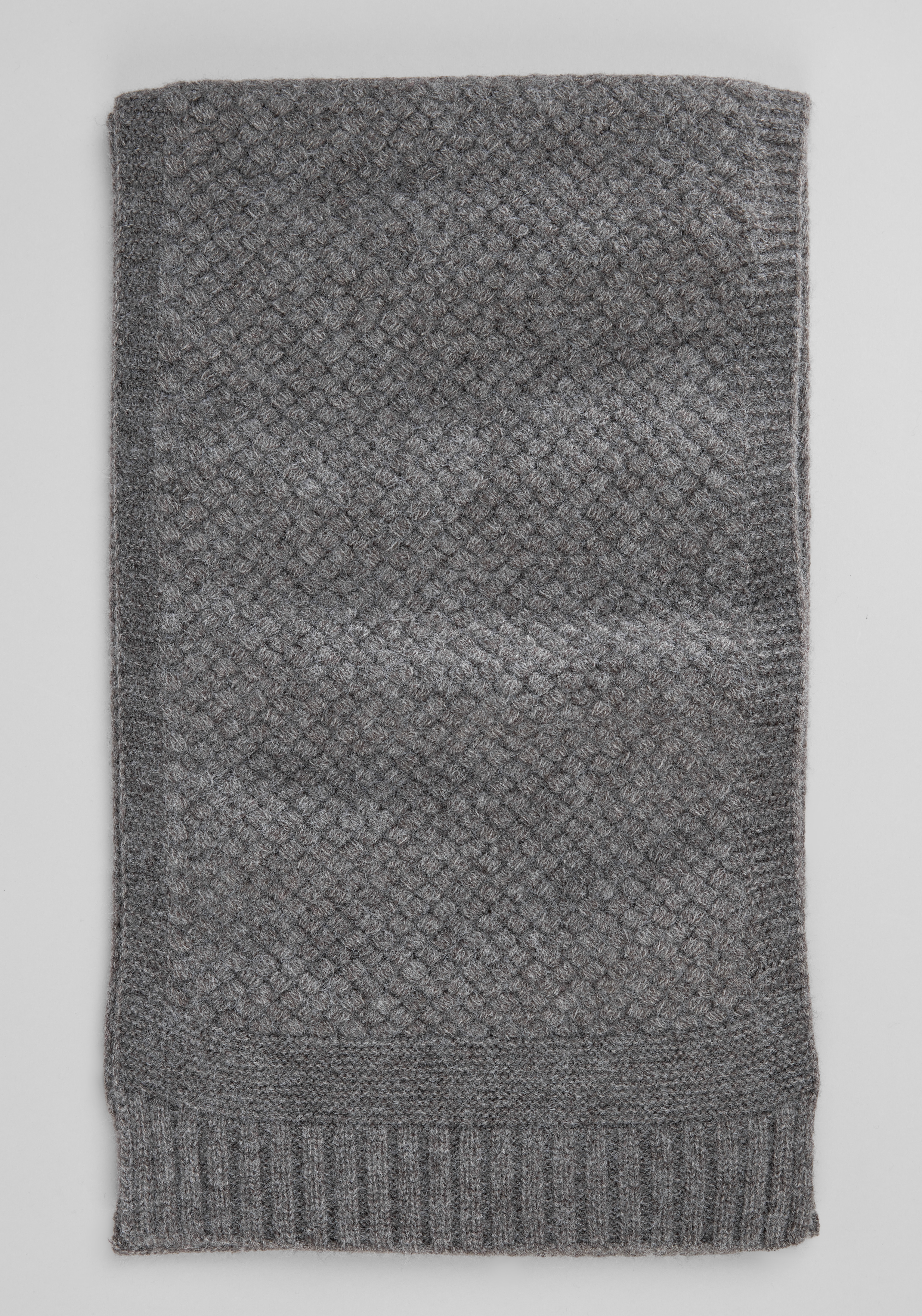 Men's Accessories, Jos. A. Bank Solid Texture Knit Scarf - Jos A Bank