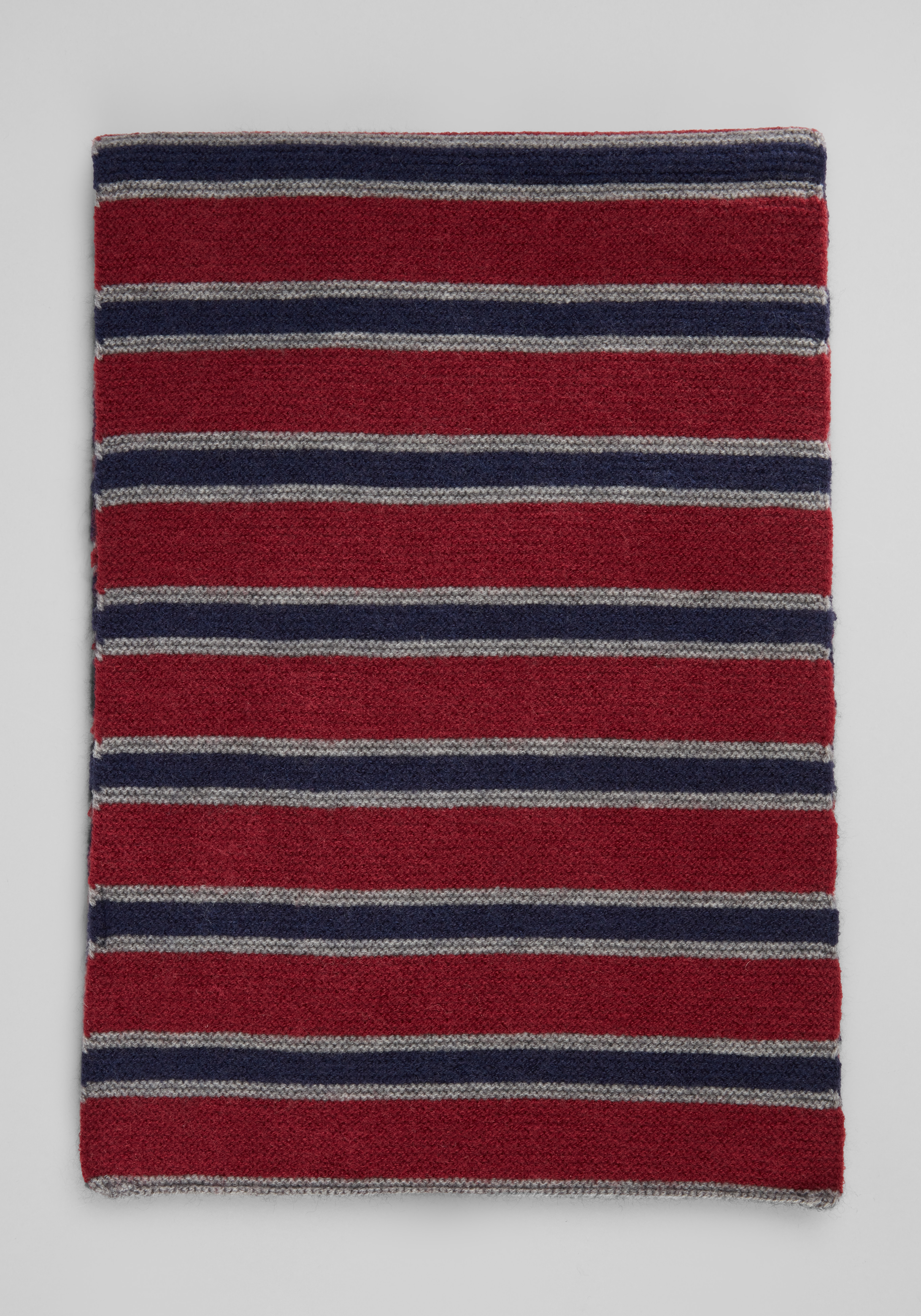 Men's Accessories, Jos. A. Bank Stripe Knit Scarf - Jos A Bank