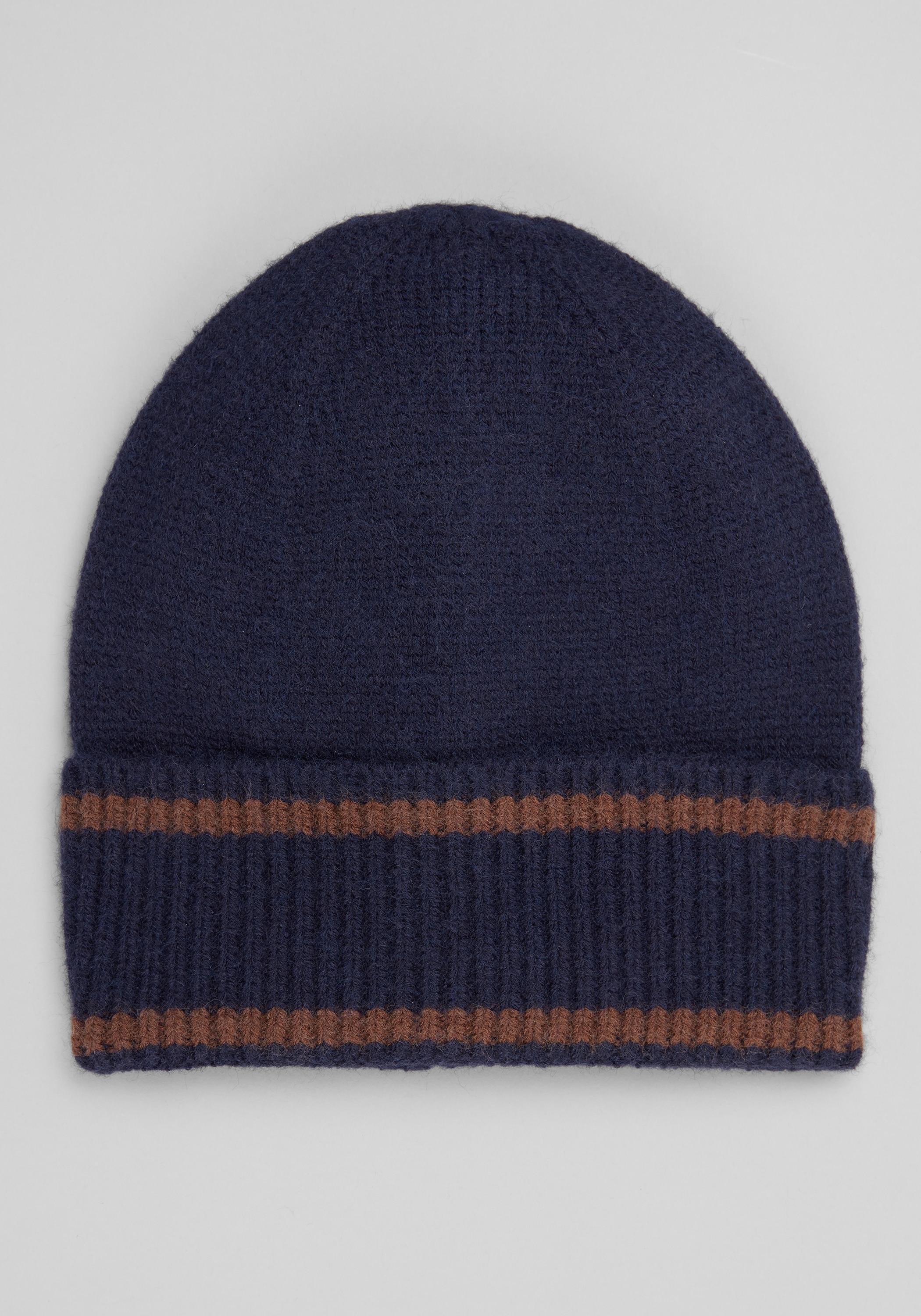 Men's Accessories, Jos. A. Bank Contrast Double Stripe Beanie - Jos A Bank