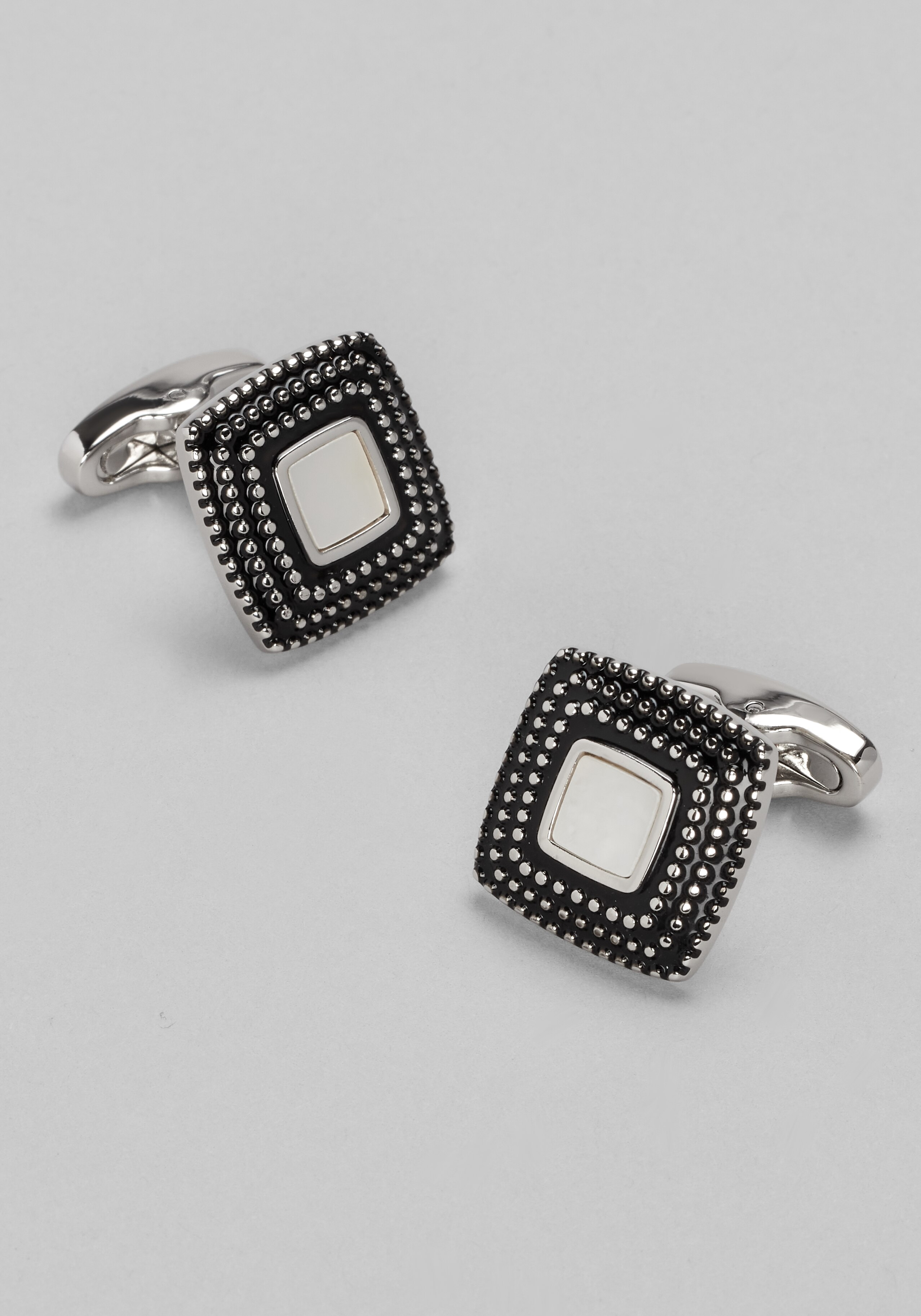 Men's New!, Jos. A. Bank Square Mother‑of‑Pearl Cufflinks - Jos A Bank