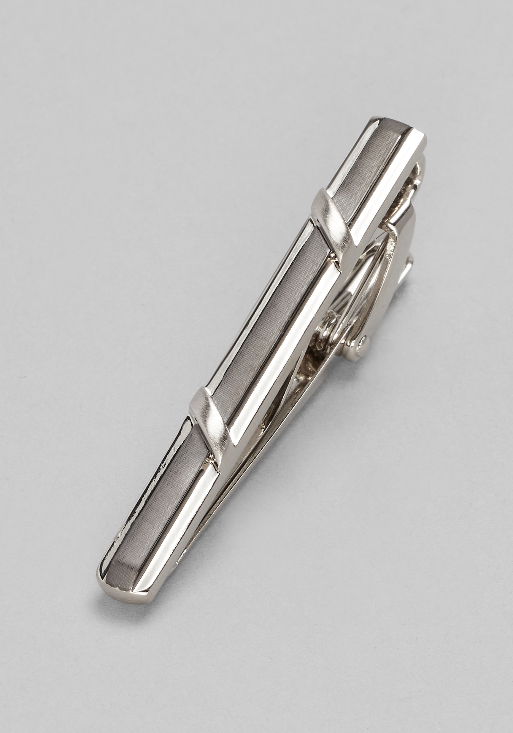 Men's Accessories, Jos. A. Bank Brushed Metal Tie Bar - Jos A Bank