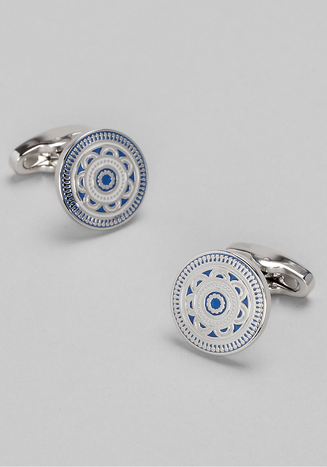 Jos. A. Bank Round Geo Flower Cufflinks