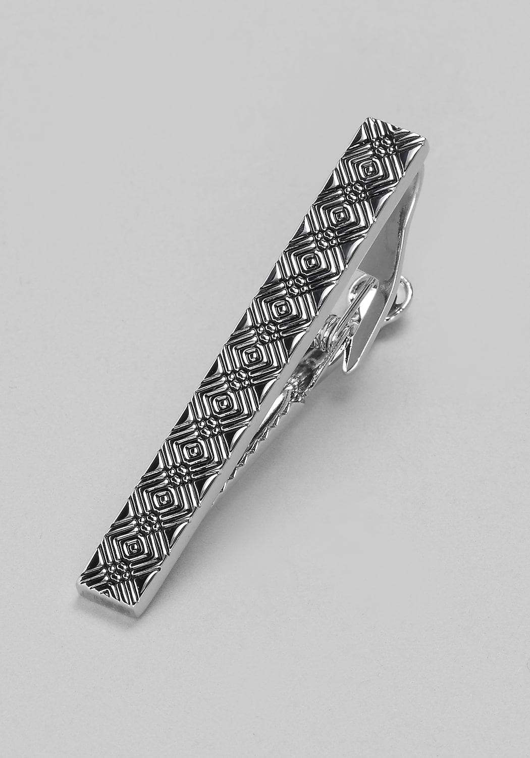 Joseph A. Bank Diamond Pattern Tie Bar