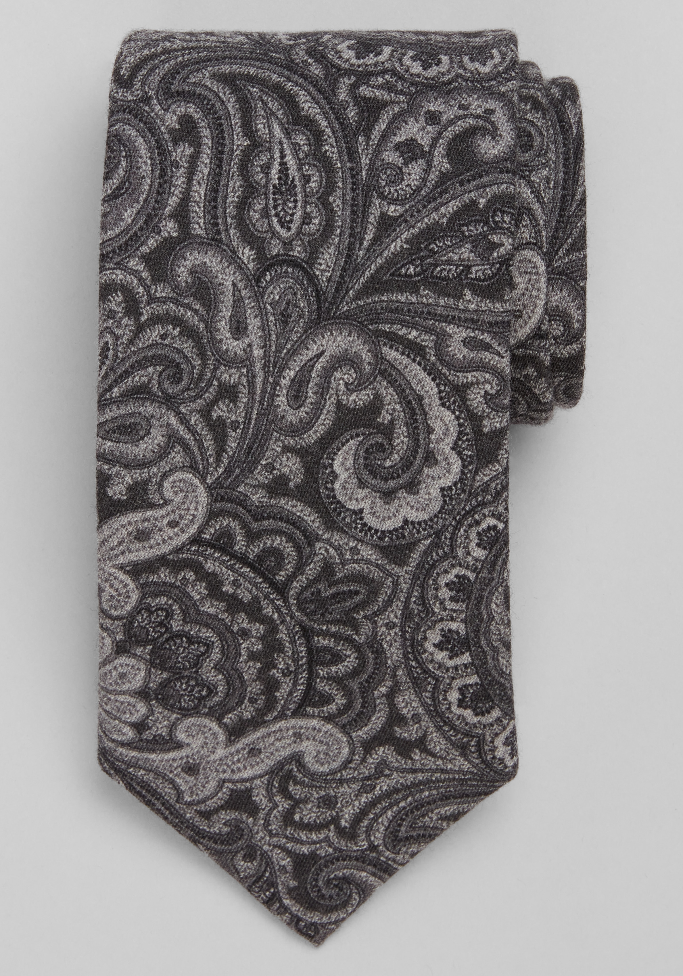 Men's Accessories, Reserve Collection Premium Paisley Wool Tie - Jos A Bank