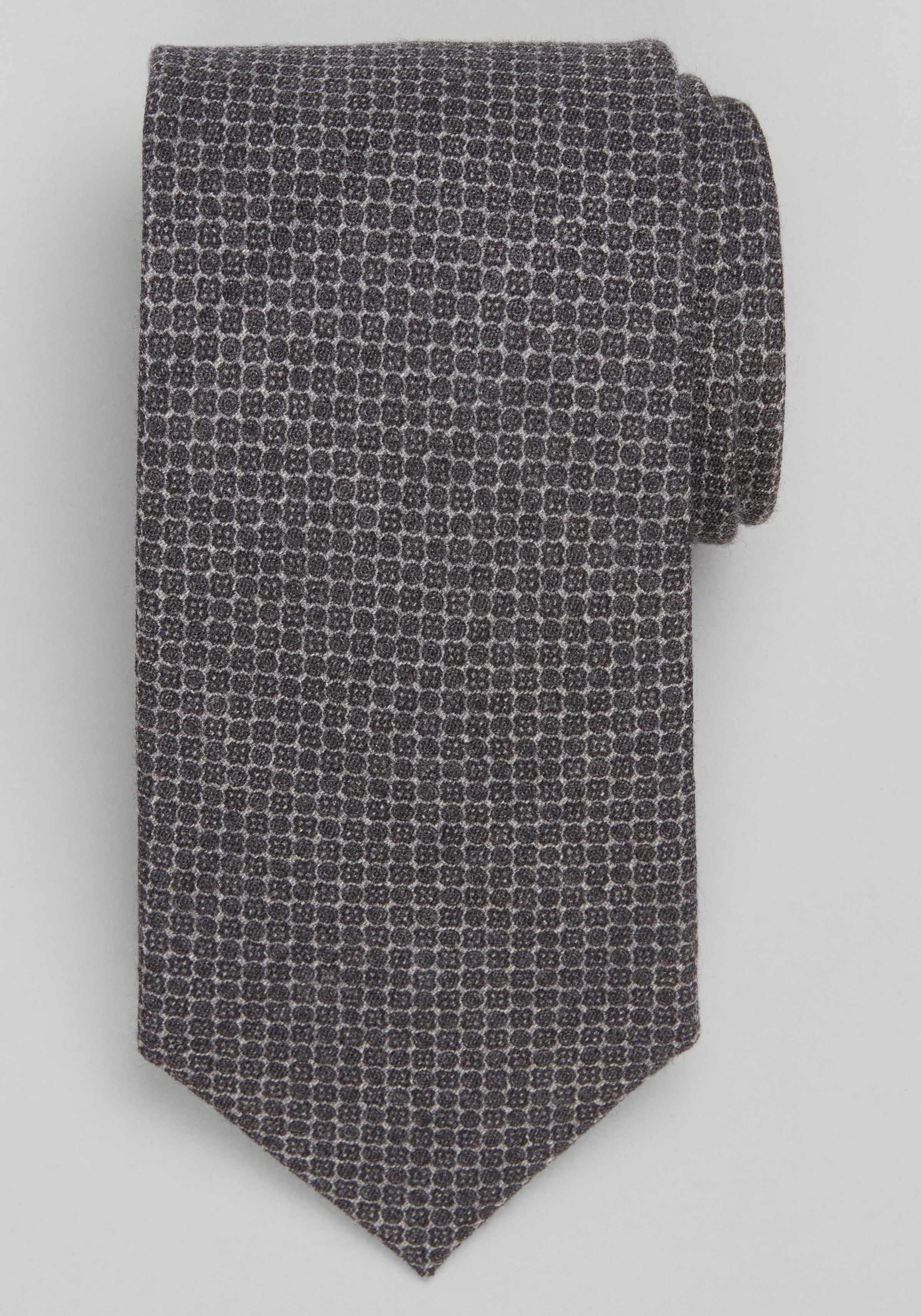 Reserve Collection Premium Mini Floral Tile Wool Tie