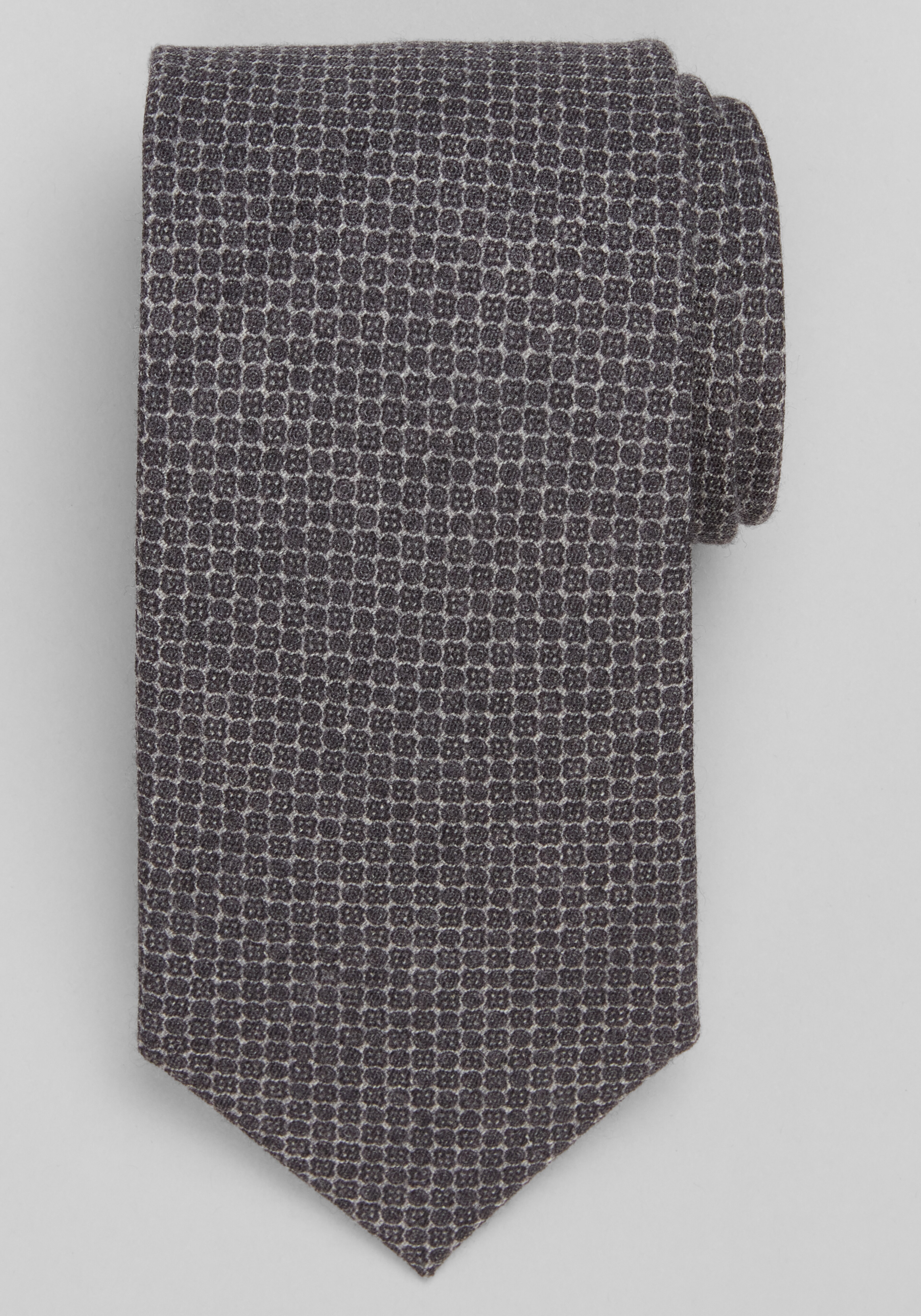 Reserve Collection Premium Mini Floral Tile Wool Tie