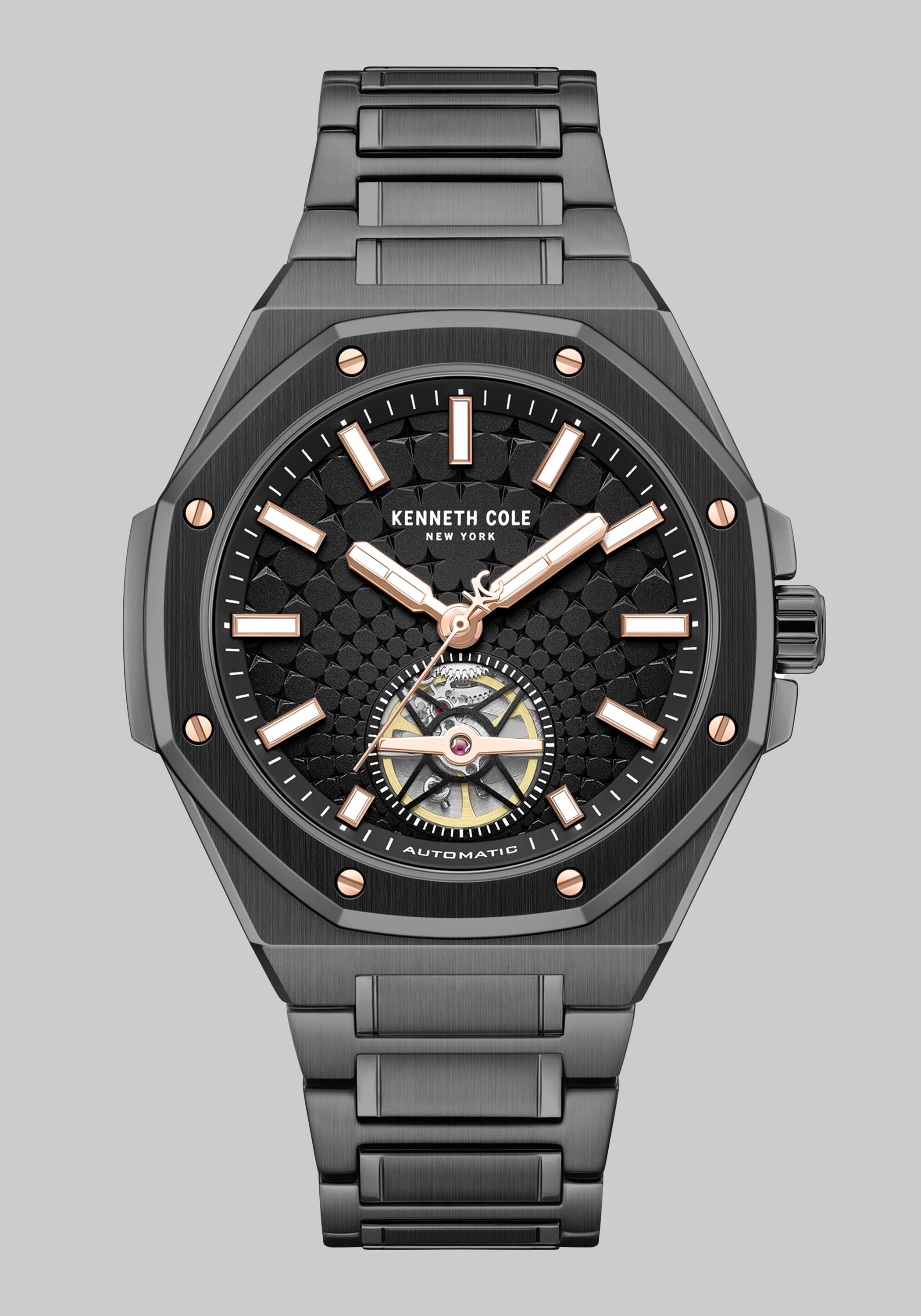 Men's Accessories, Kenneth Cole New York Automatic Bracelet Watch - Jos A Bank