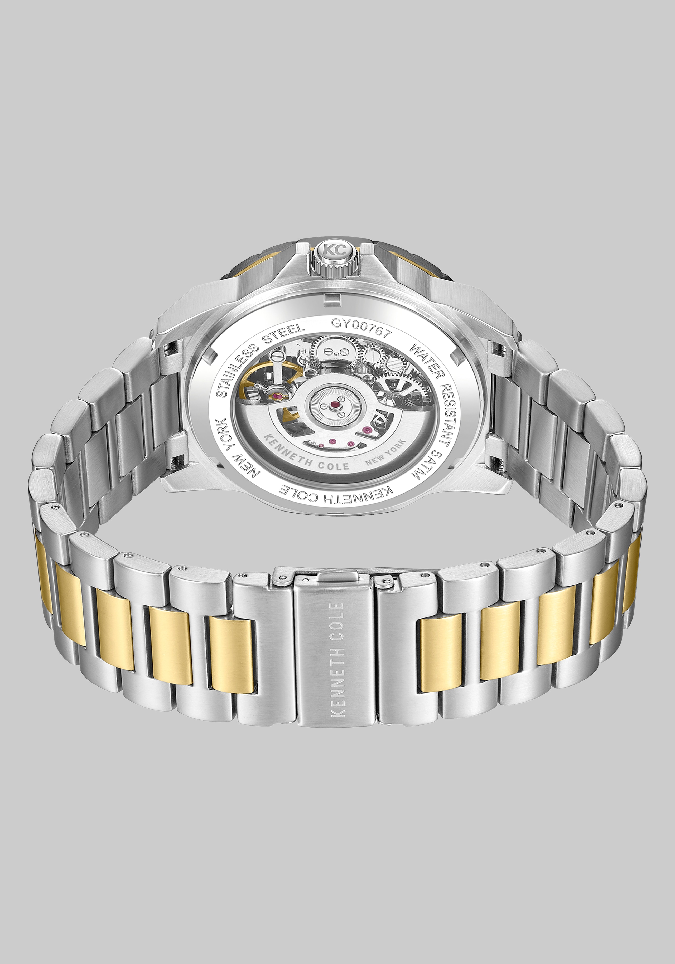 Kenneth Cole New York Hollis Two‑Tone Automatic Watch