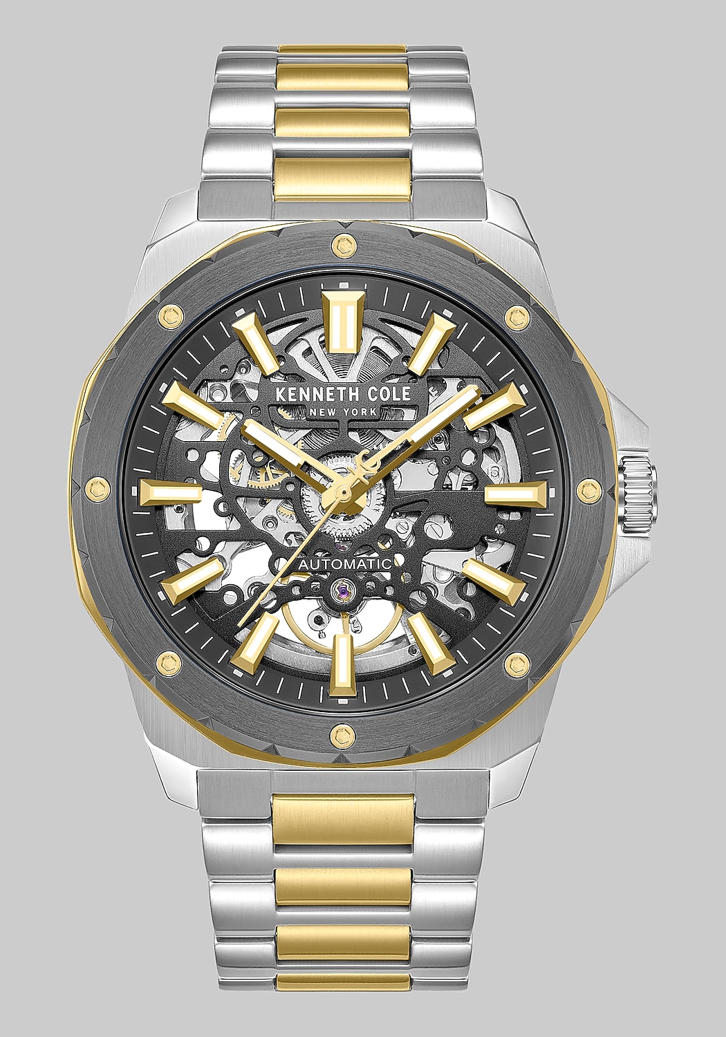 Kenneth Cole New York Hollis Two‑Tone Automatic Watch
