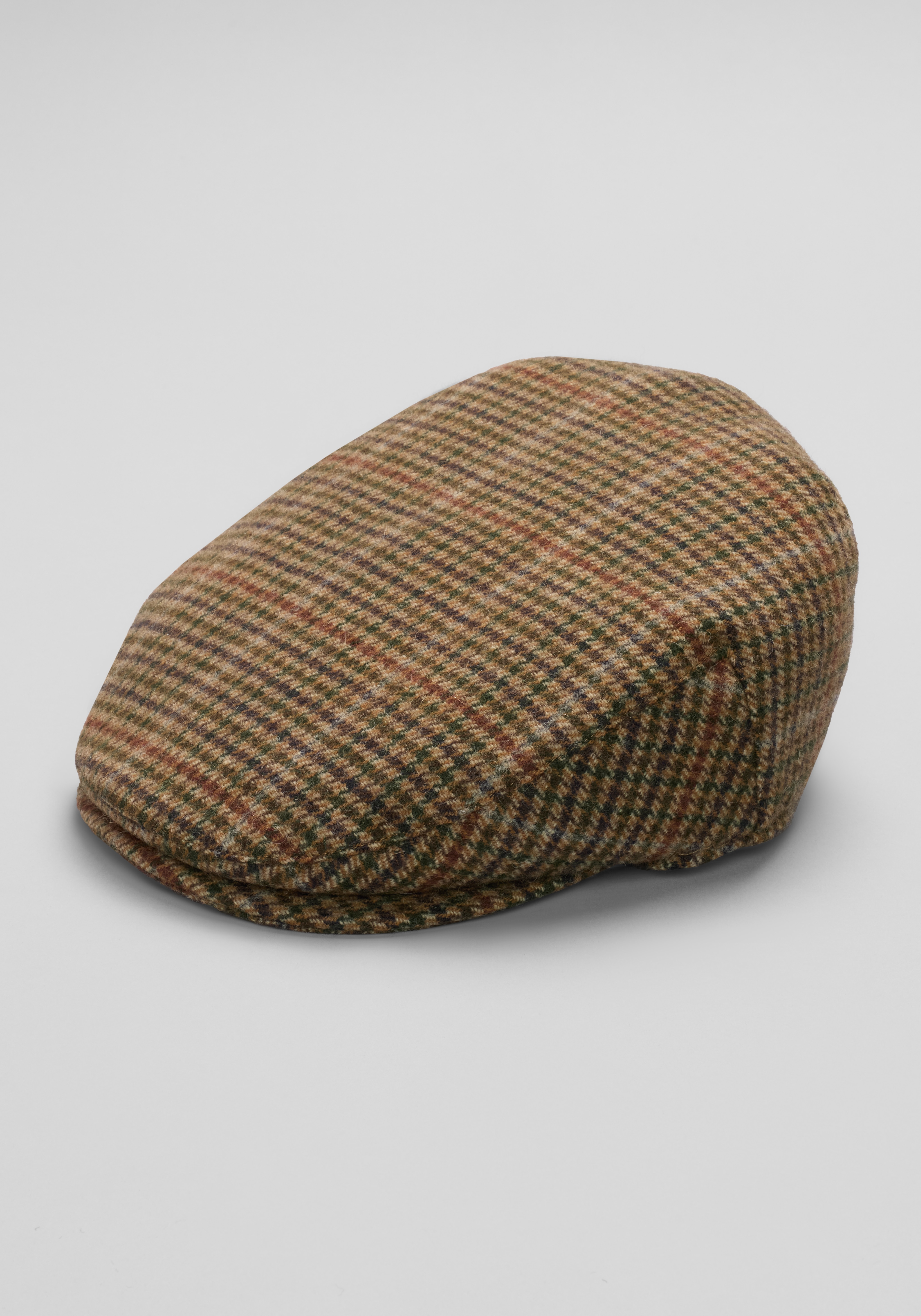 Jos. A. Bank Houndstooth Windowpane Wool Blend Ivy Cap