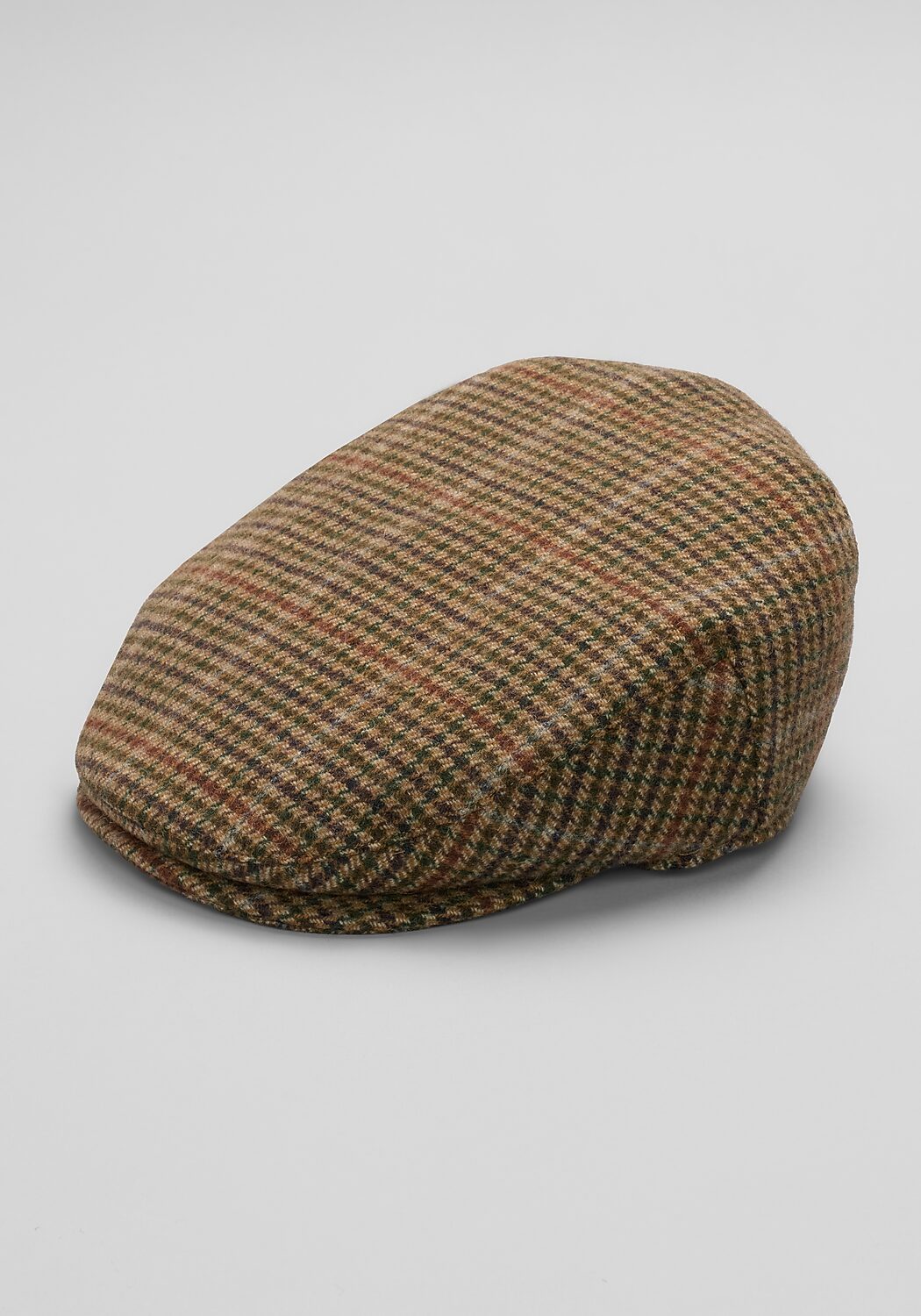 Jos. A. Bank Houndstooth Windowpane Wool Blend Ivy Cap