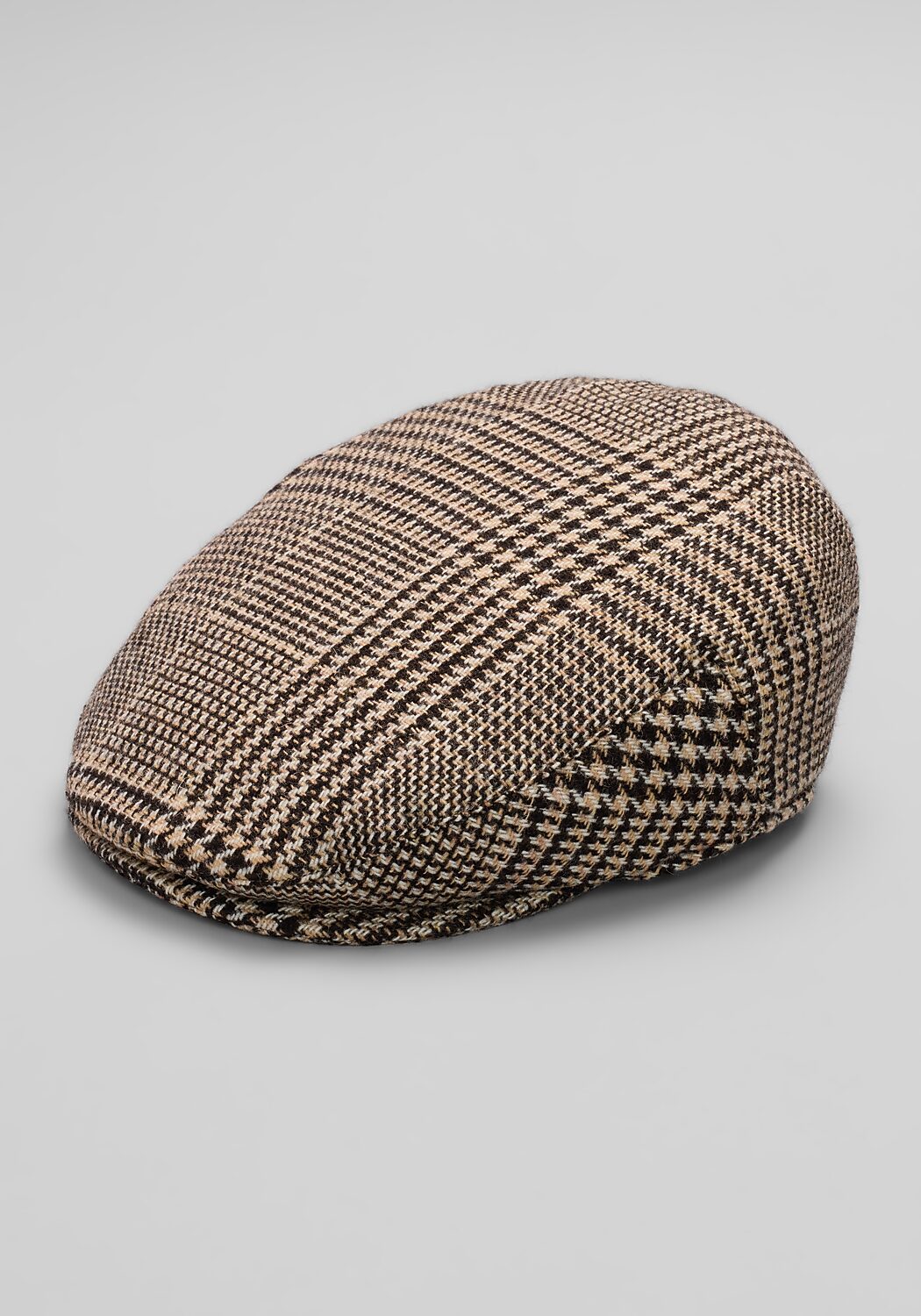 Jos. A. Bank Glen Plaid Wool Blend Ivy Cap