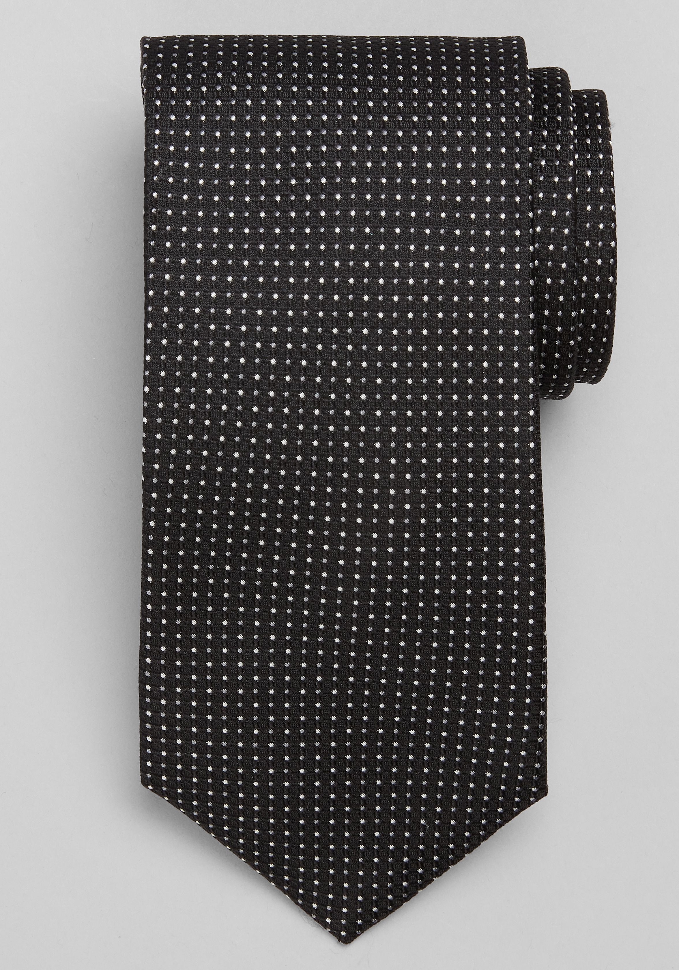 Men's Accessories, Traveler® Collection Double Dot Micro Neat Silk Tie - Jos A Bank