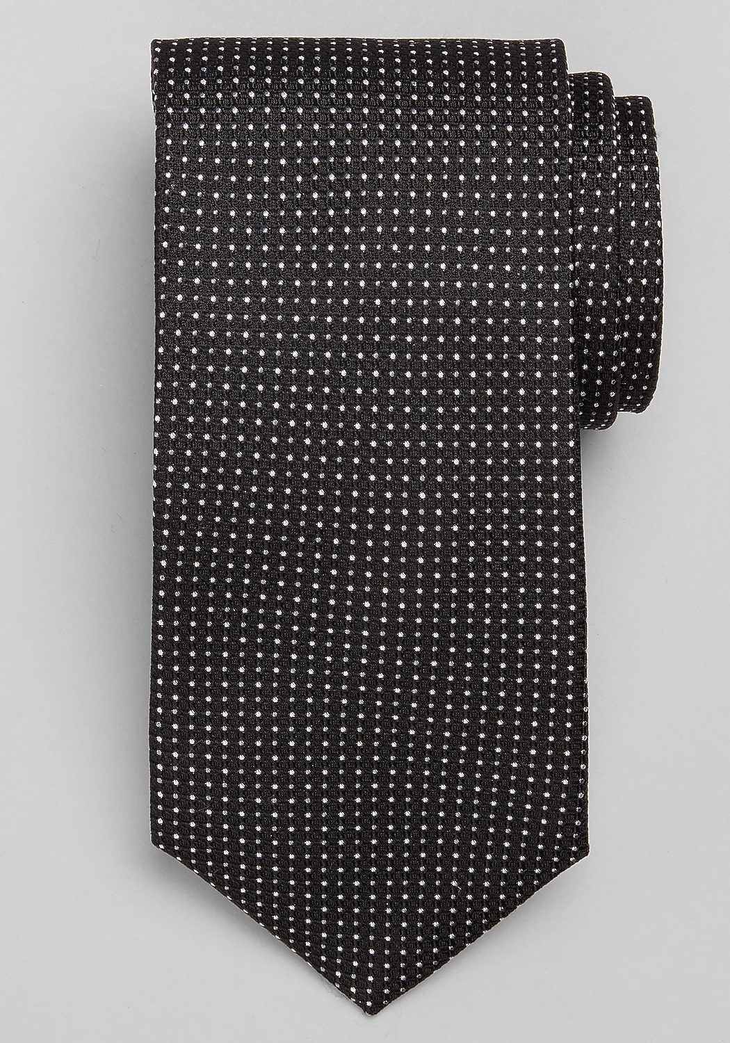 Traveler® Collection Double Dot Micro Neat Silk Tie