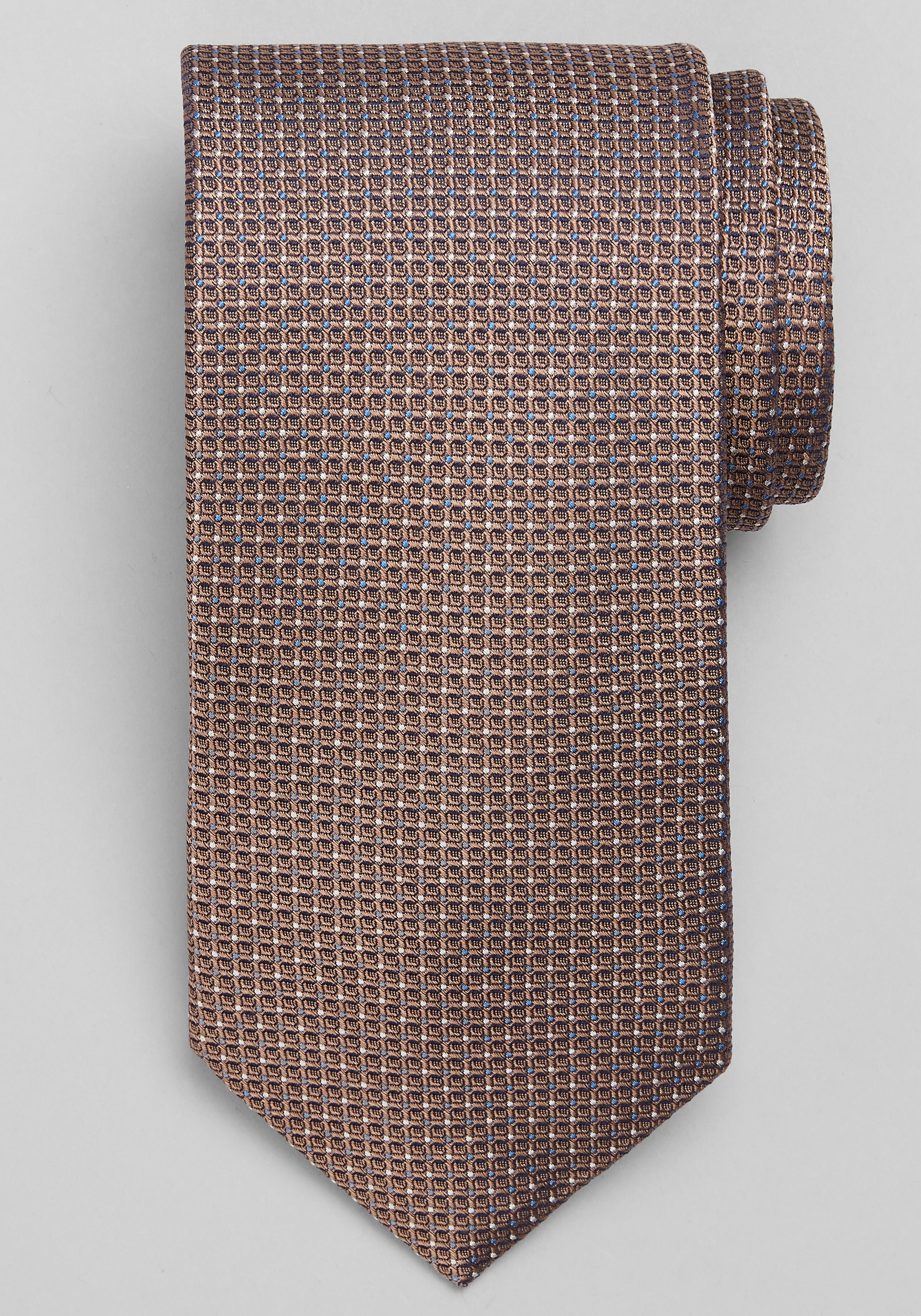 Men's Accessories, Traveler® Collection Double Dot Micro Neat Silk Tie - Jos A Bank