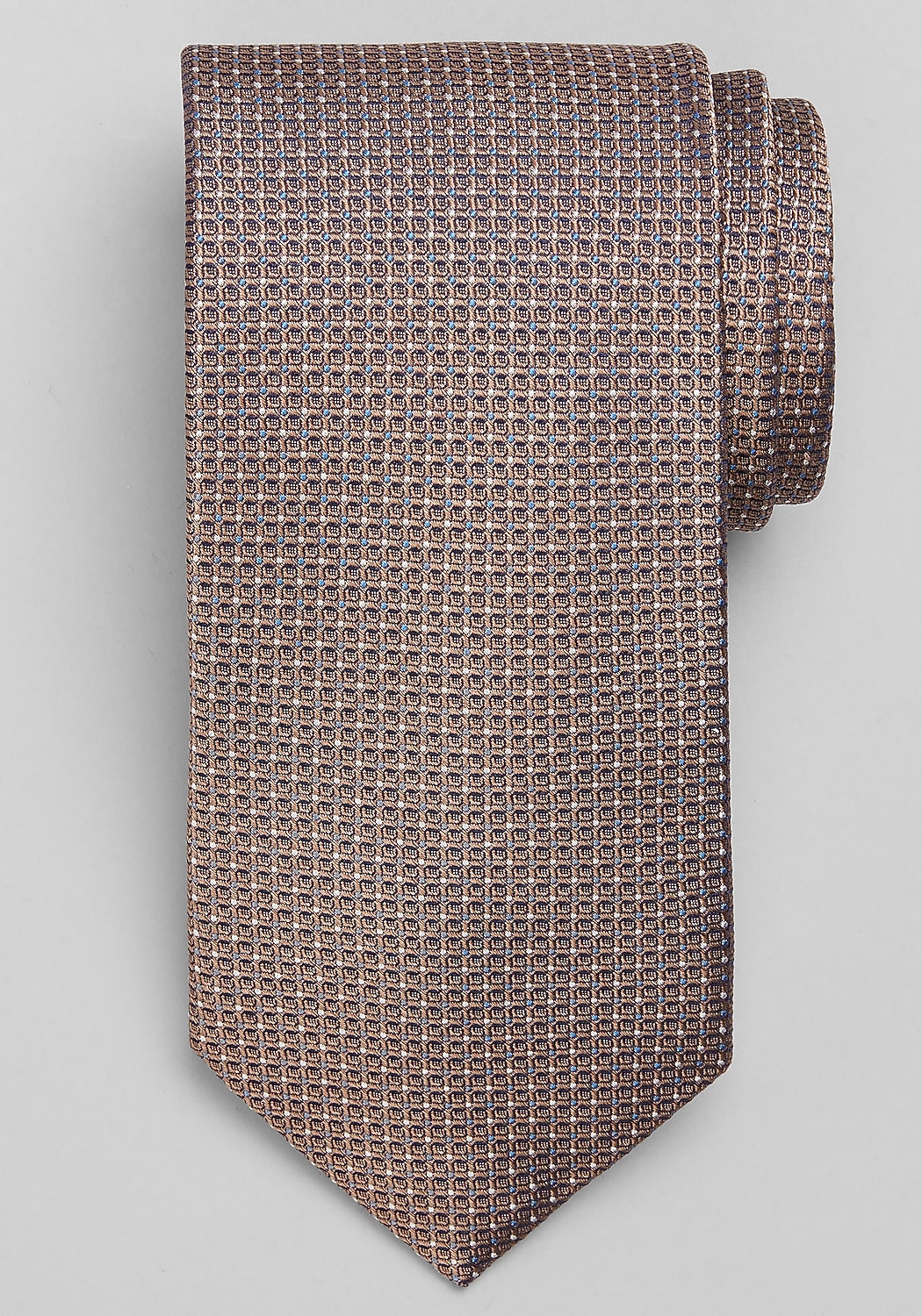 Traveler® Collection Double Dot Micro Neat Silk Tie