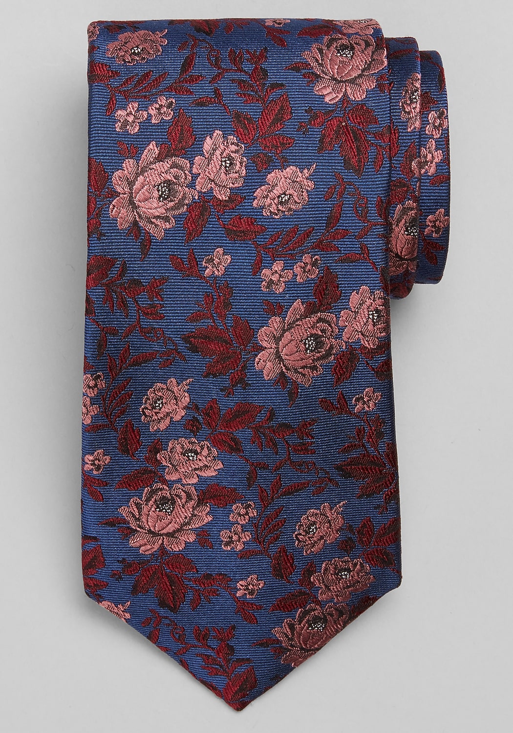Traveler® Collection Tonal Floral Silk Tie