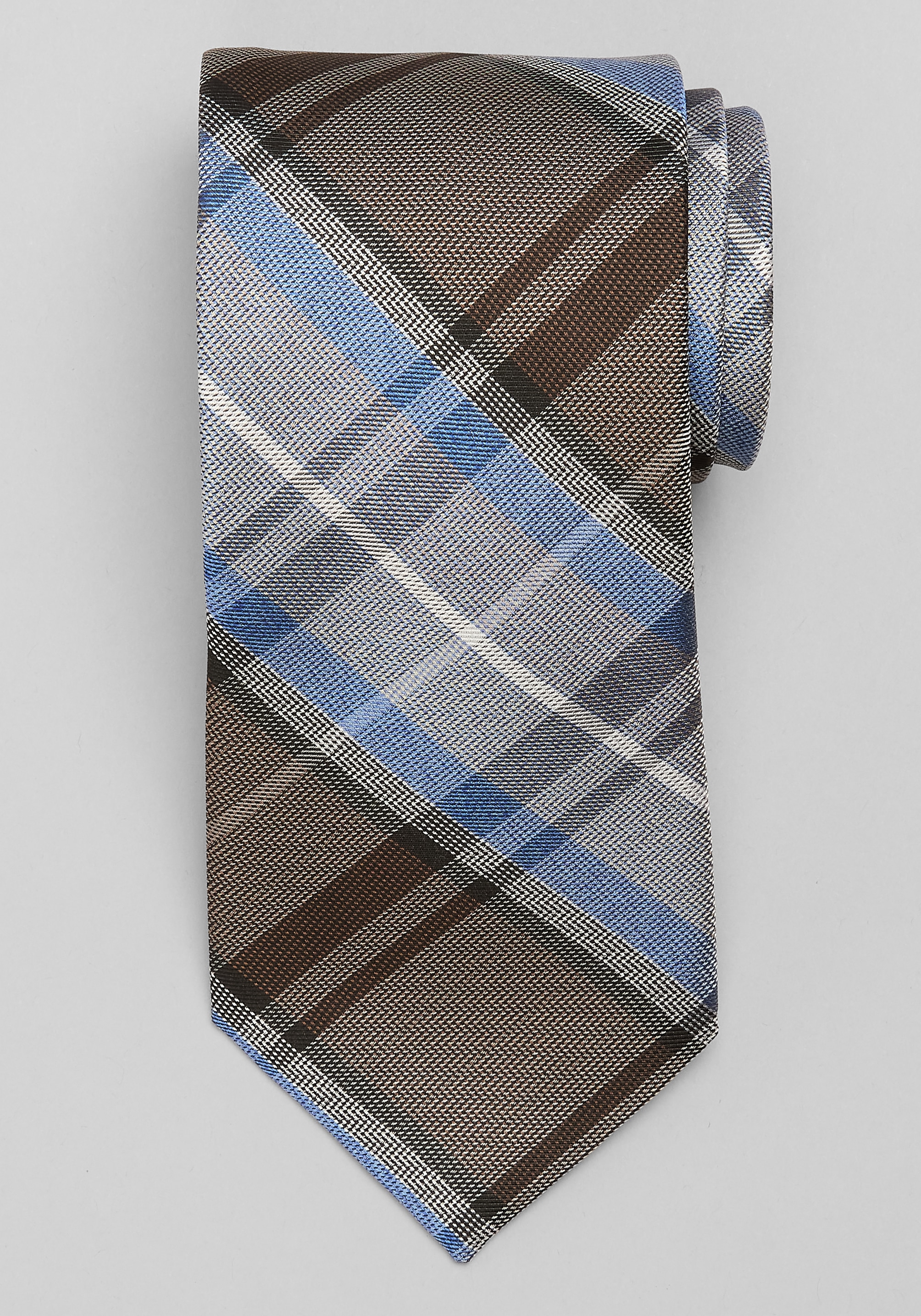 Men's Accessories, Jos. A. Bank Hazy Plaid Tie - Jos A Bank