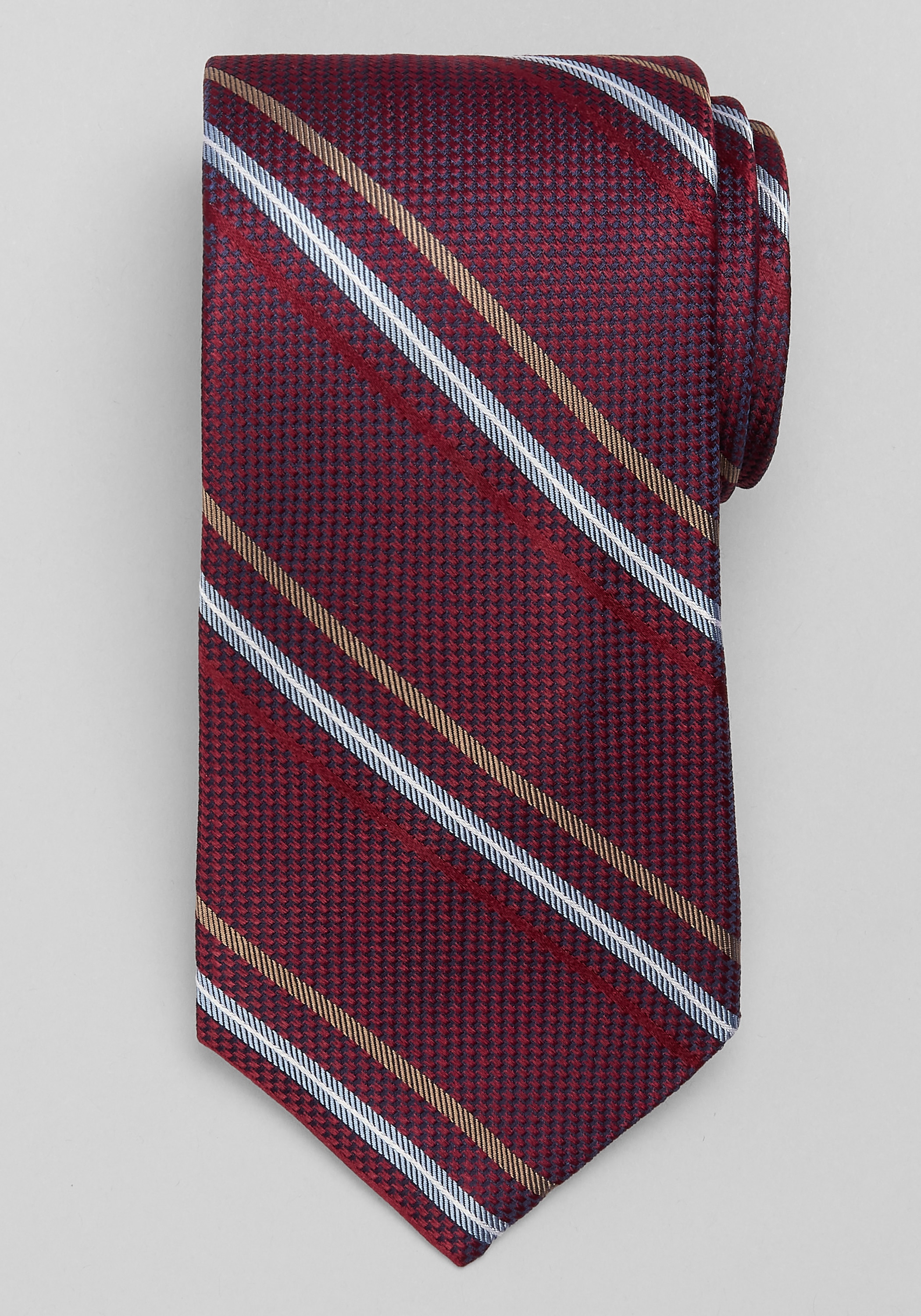 Traveler ® Collection Simple Textured Stripe Tie