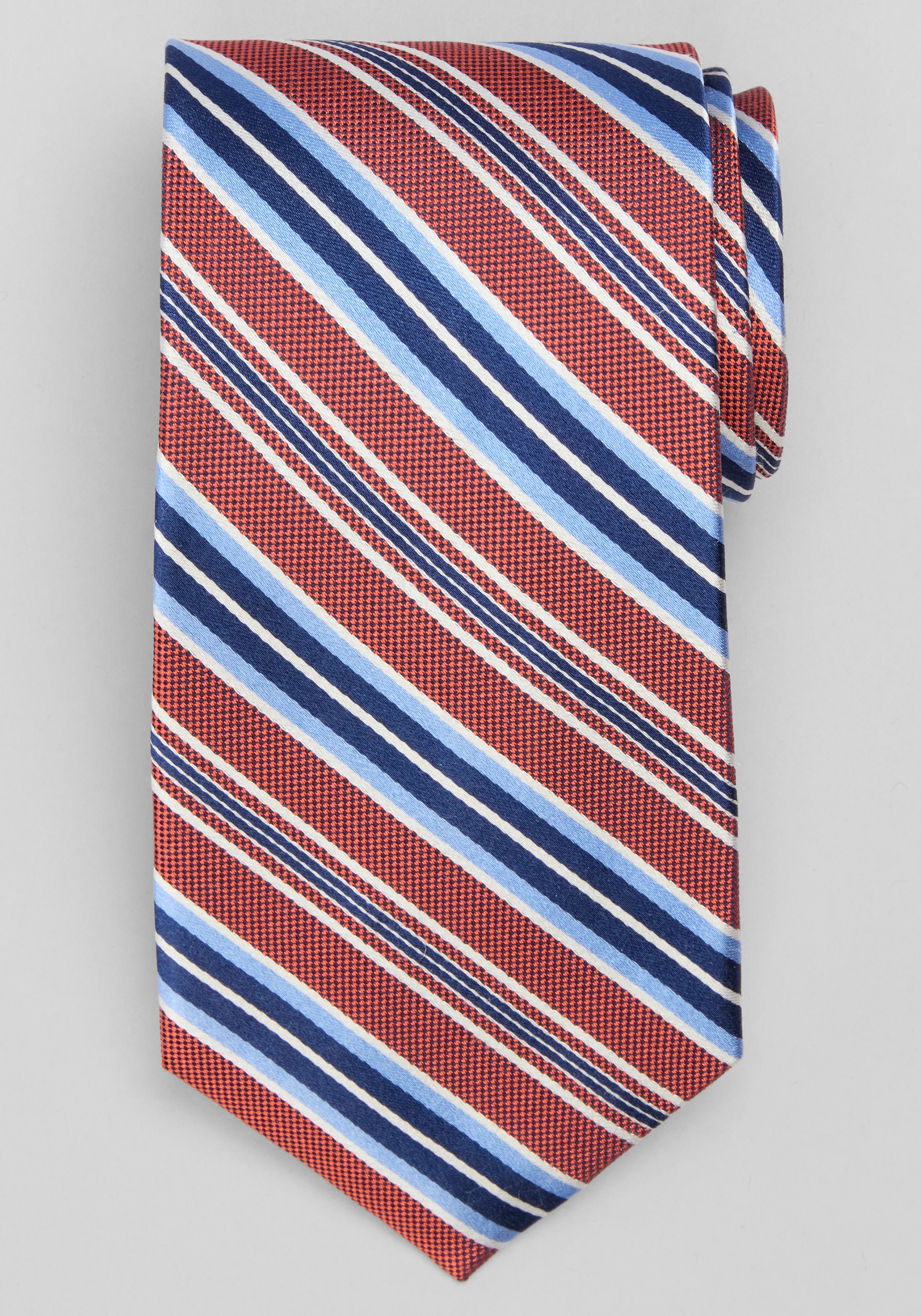 Men's Accessories, Traveler® Collection Double Stripe Tie - Jos A Bank