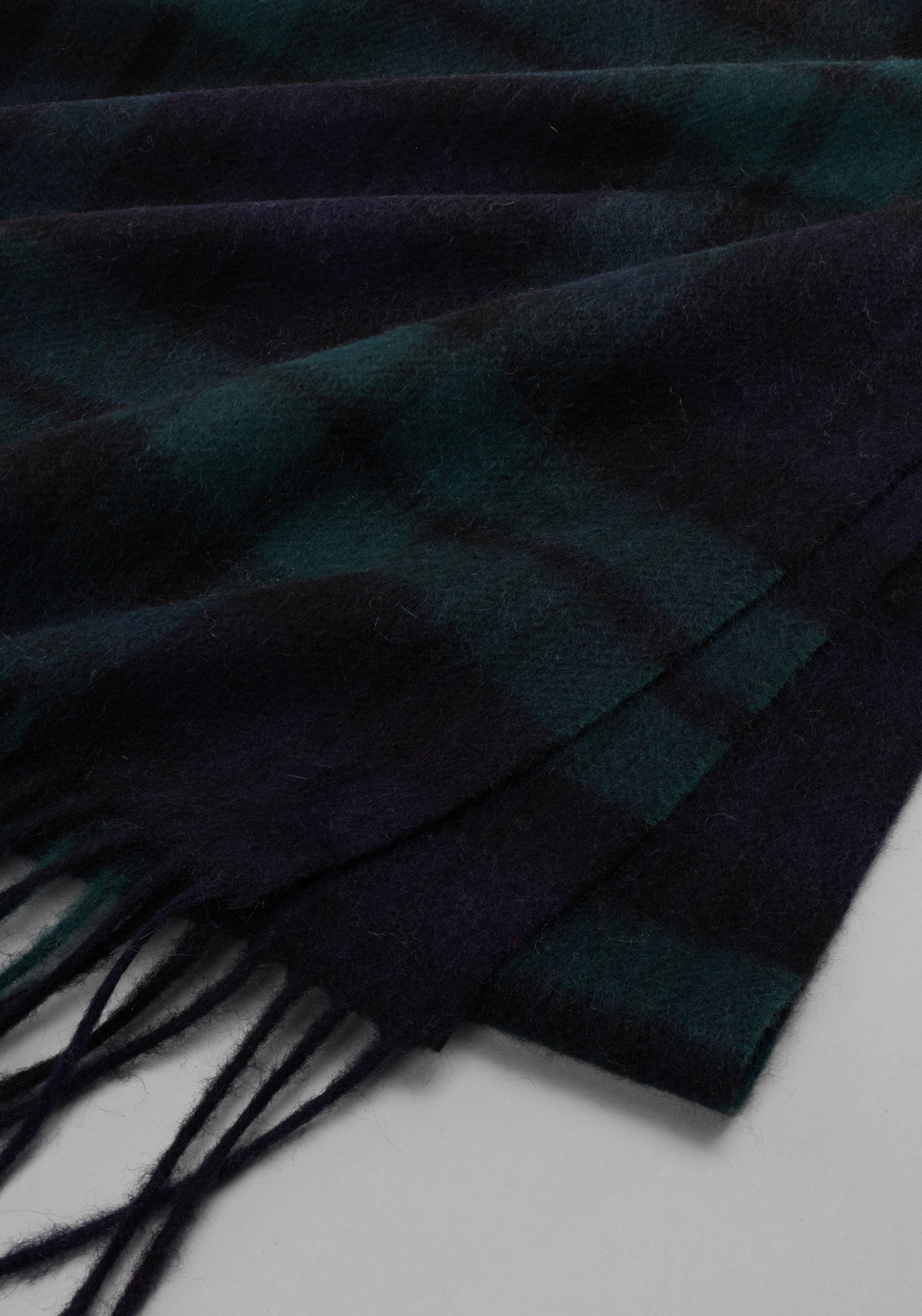 Reserve Collection Watch Plaid Cashmere Scarf