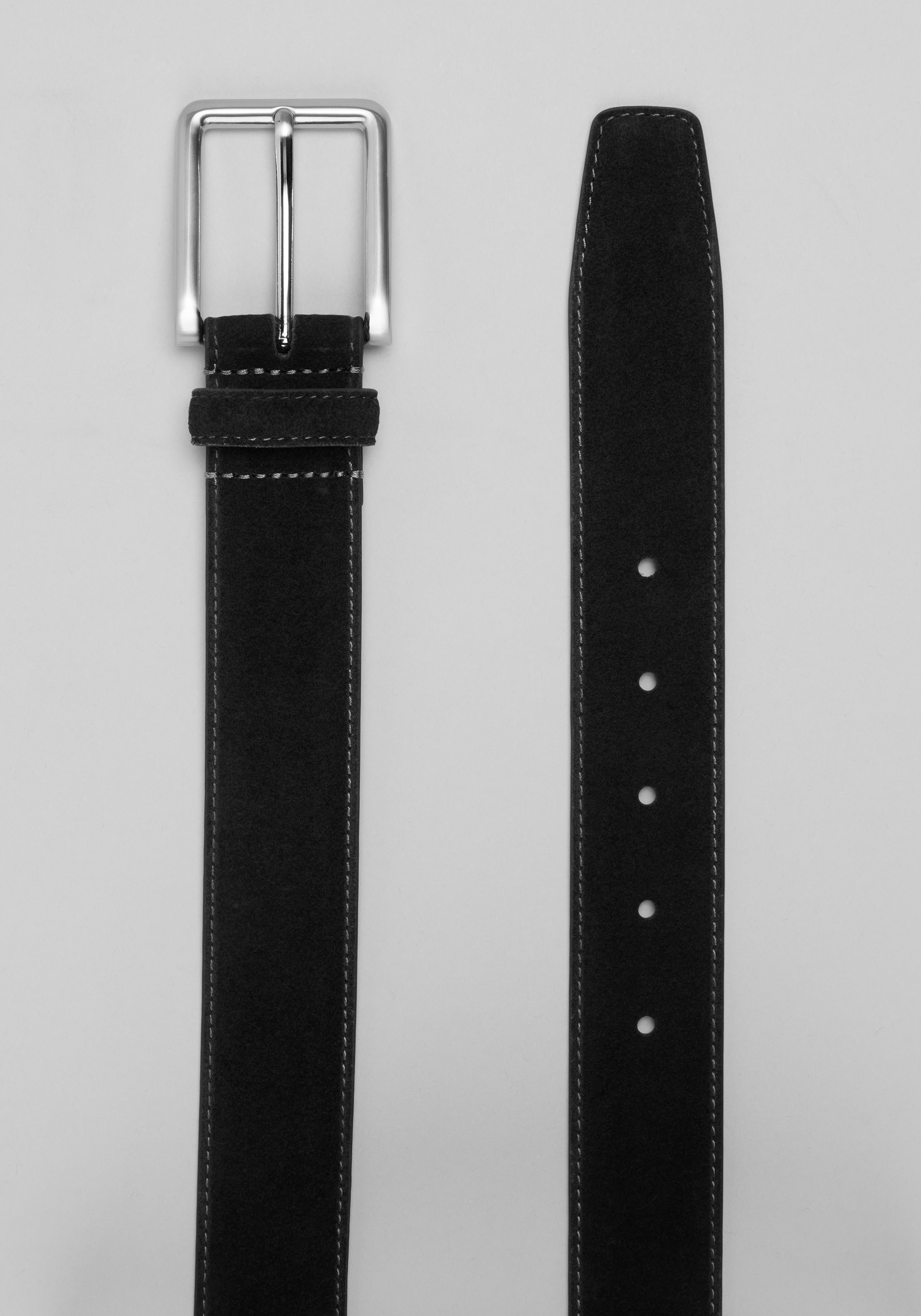 Jos. A. Bank Feather-Edge Suede Leather Belt