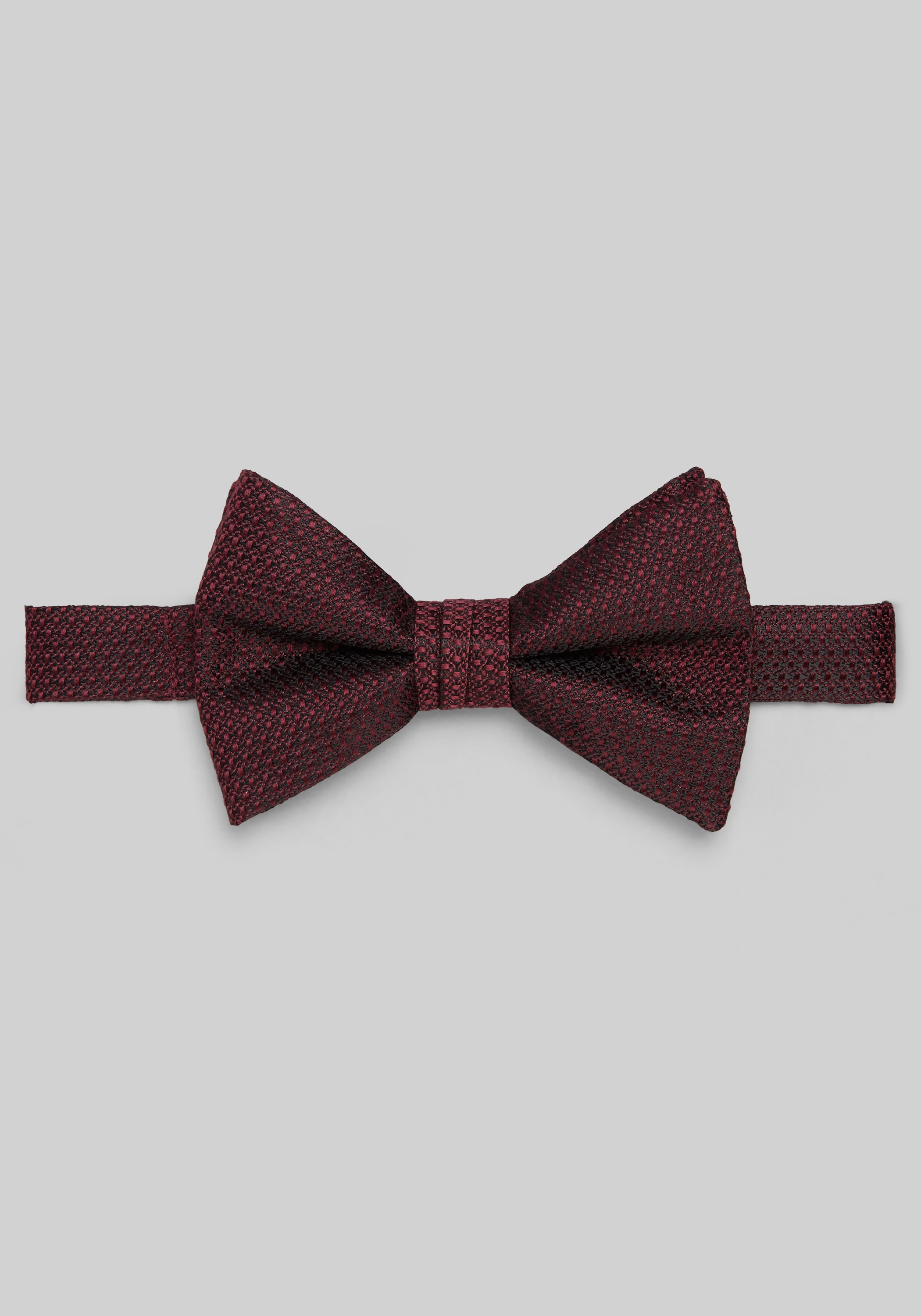 Men's Accessories, Jos. A. Bank Fancy Pebble Solid Pre-Tied Bow Tie - Jos A Bank