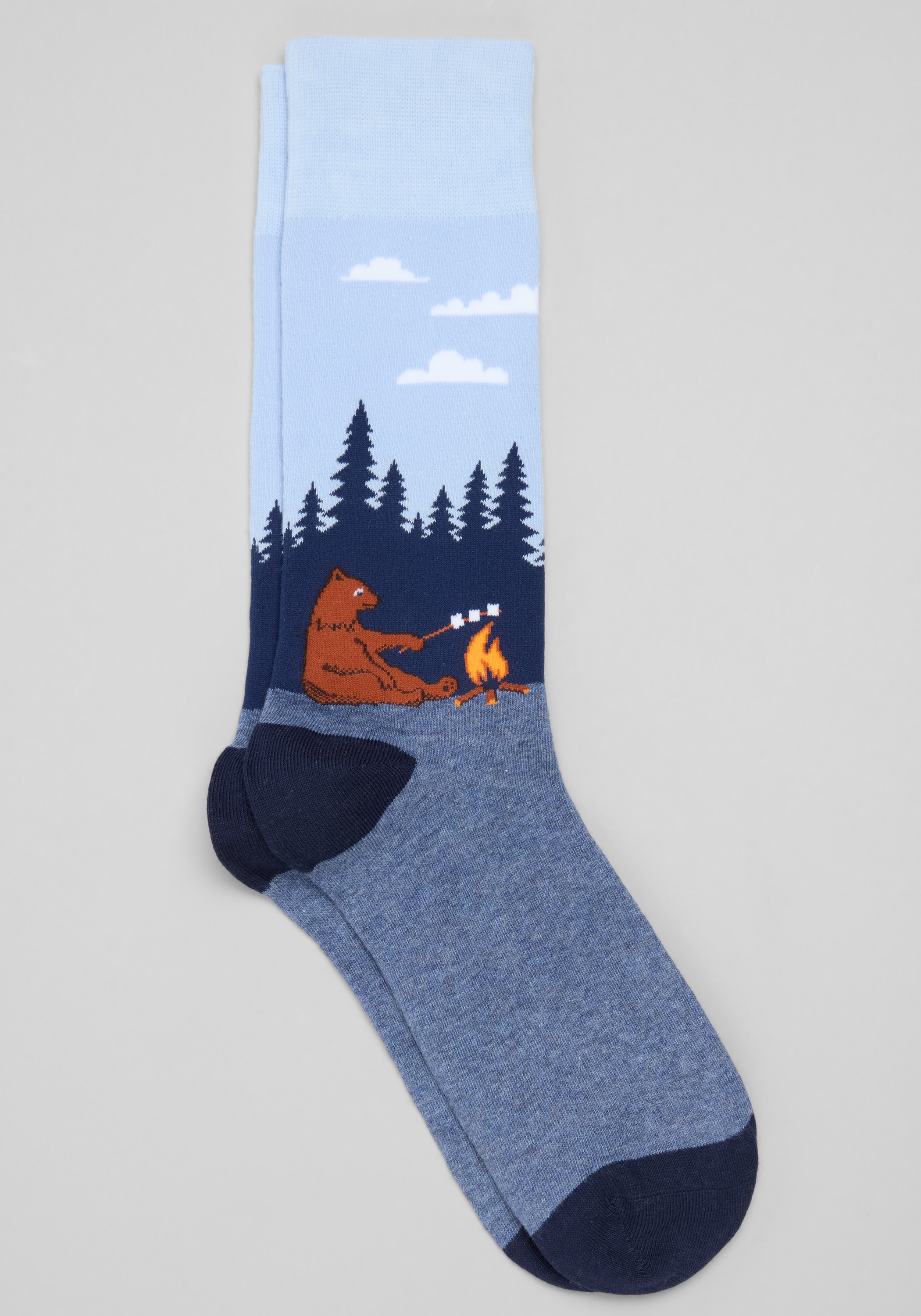 Men's Accessories, Jos. A. Bank Bear Campfire Socks - Jos A Bank