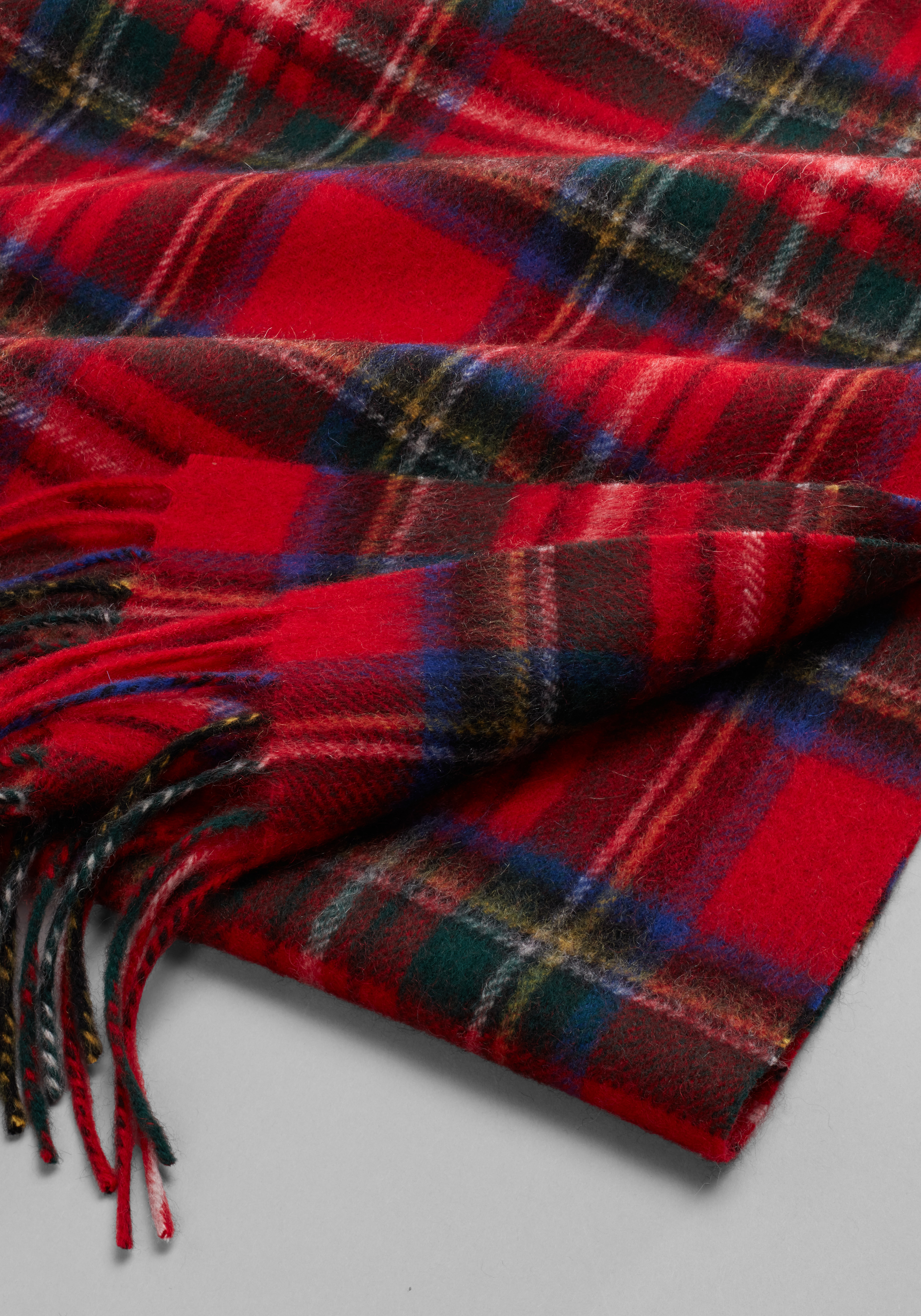 Reserve Collection Tartan Plaid Cashmere Scarf