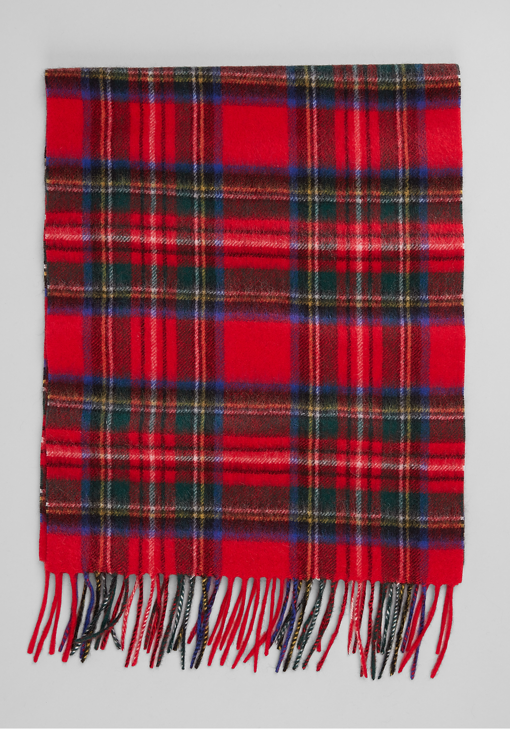 Reserve Collection Tartan Plaid Cashmere Scarf