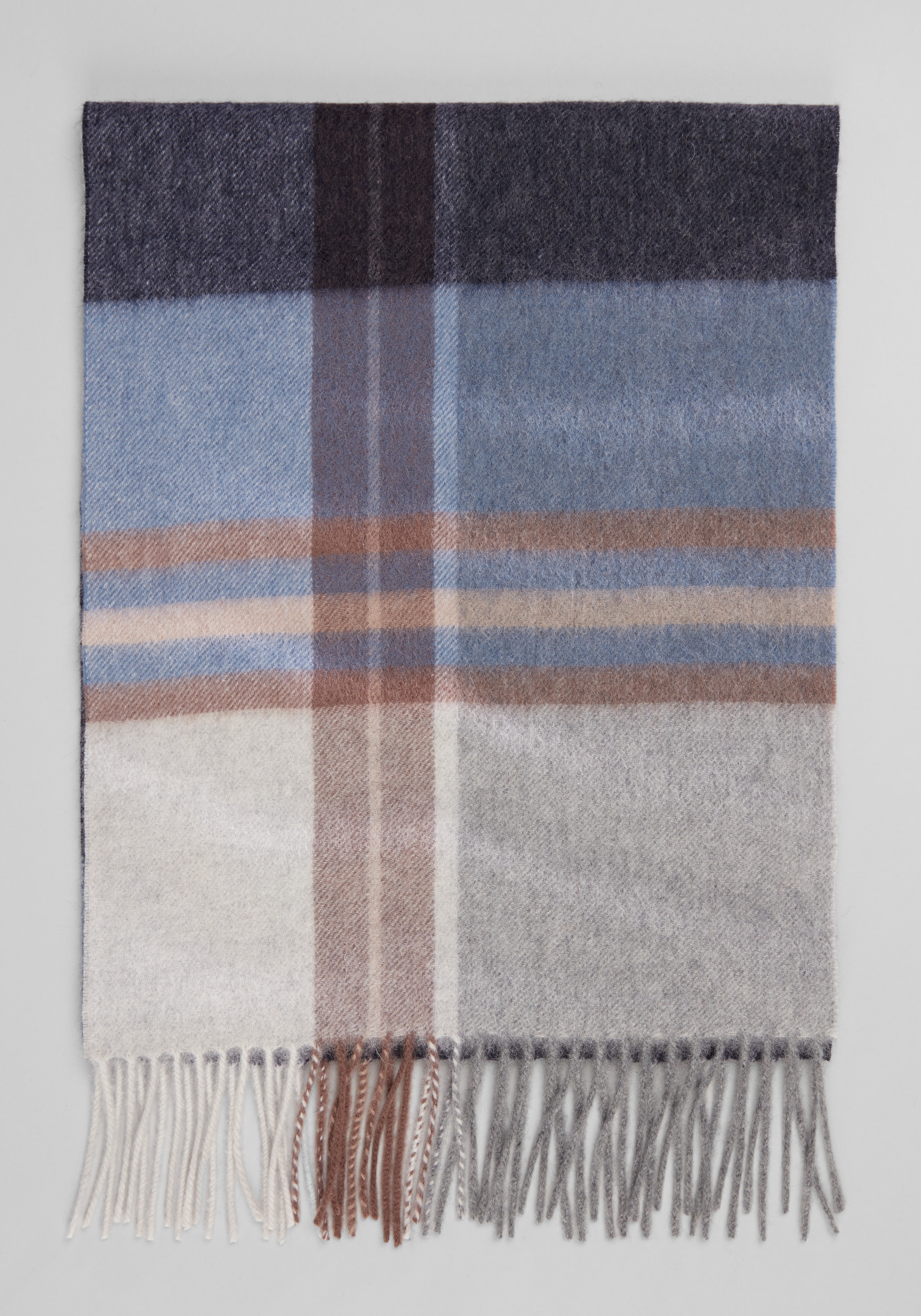 Men's Accessories, Reserve Collection Colorblock Cashmere Scarf - Jos A Bank