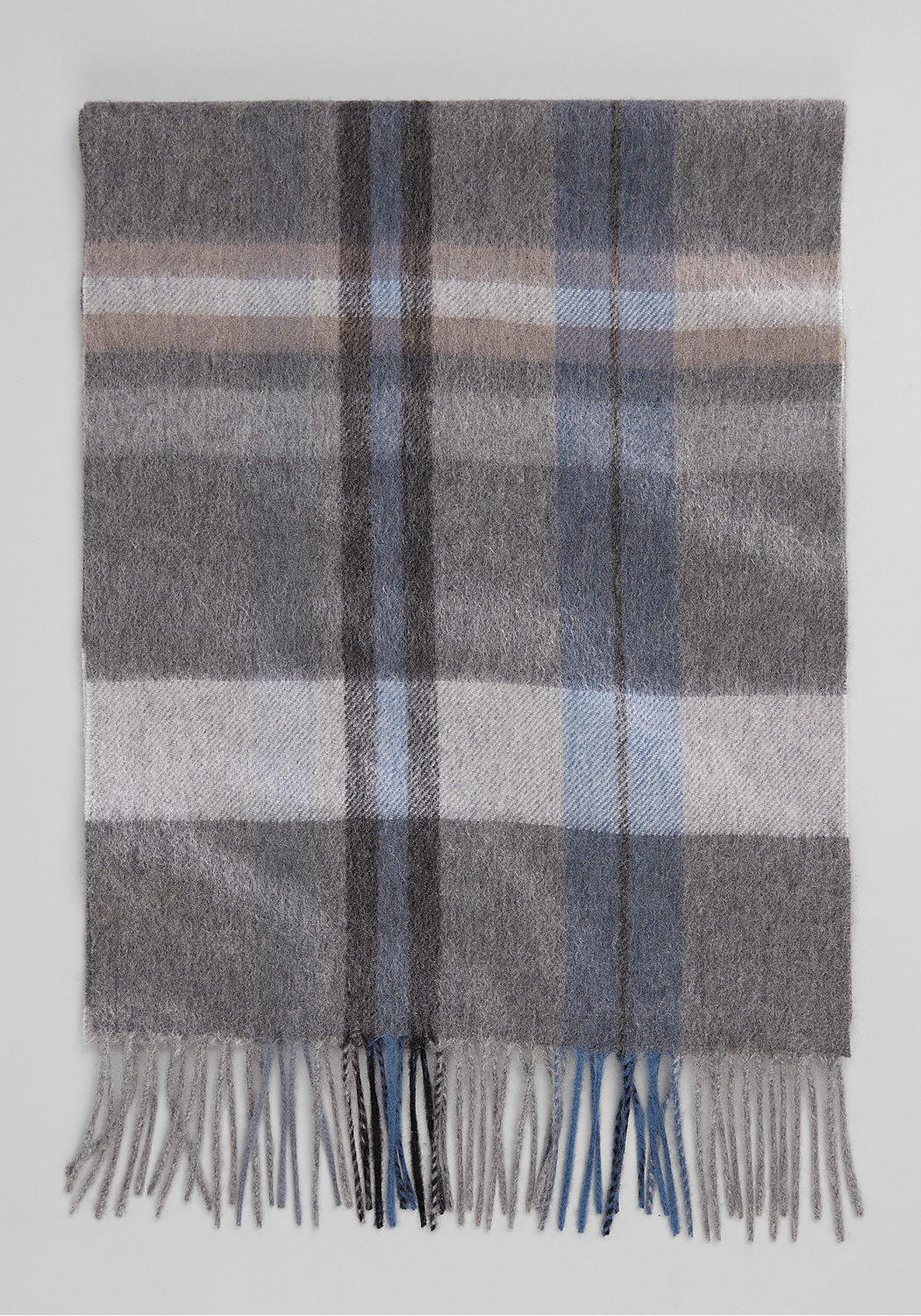 Reserve Collection Soft Plaid Cashmere Scarf