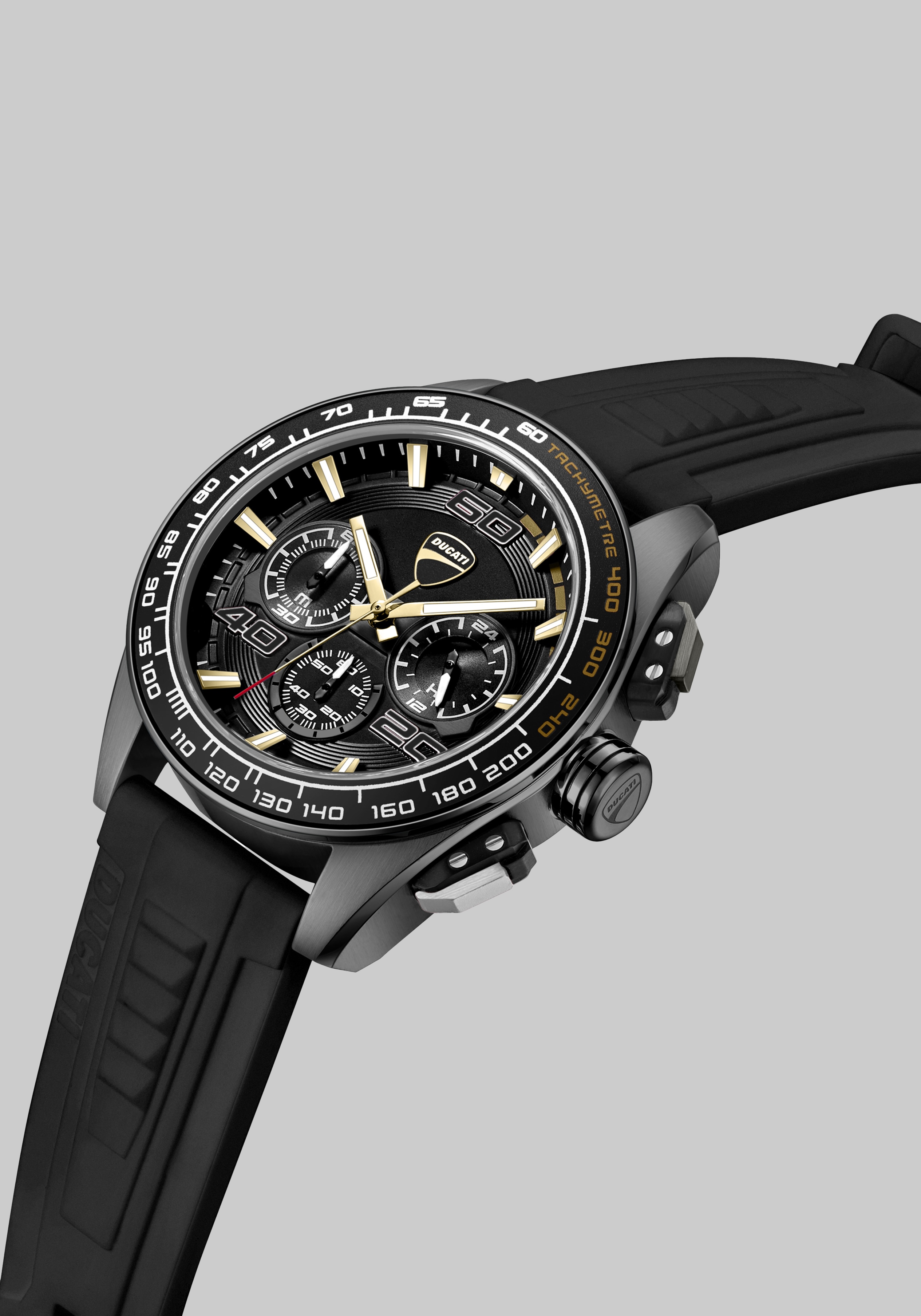 Ducati Chronograph Silicone Strap Watch