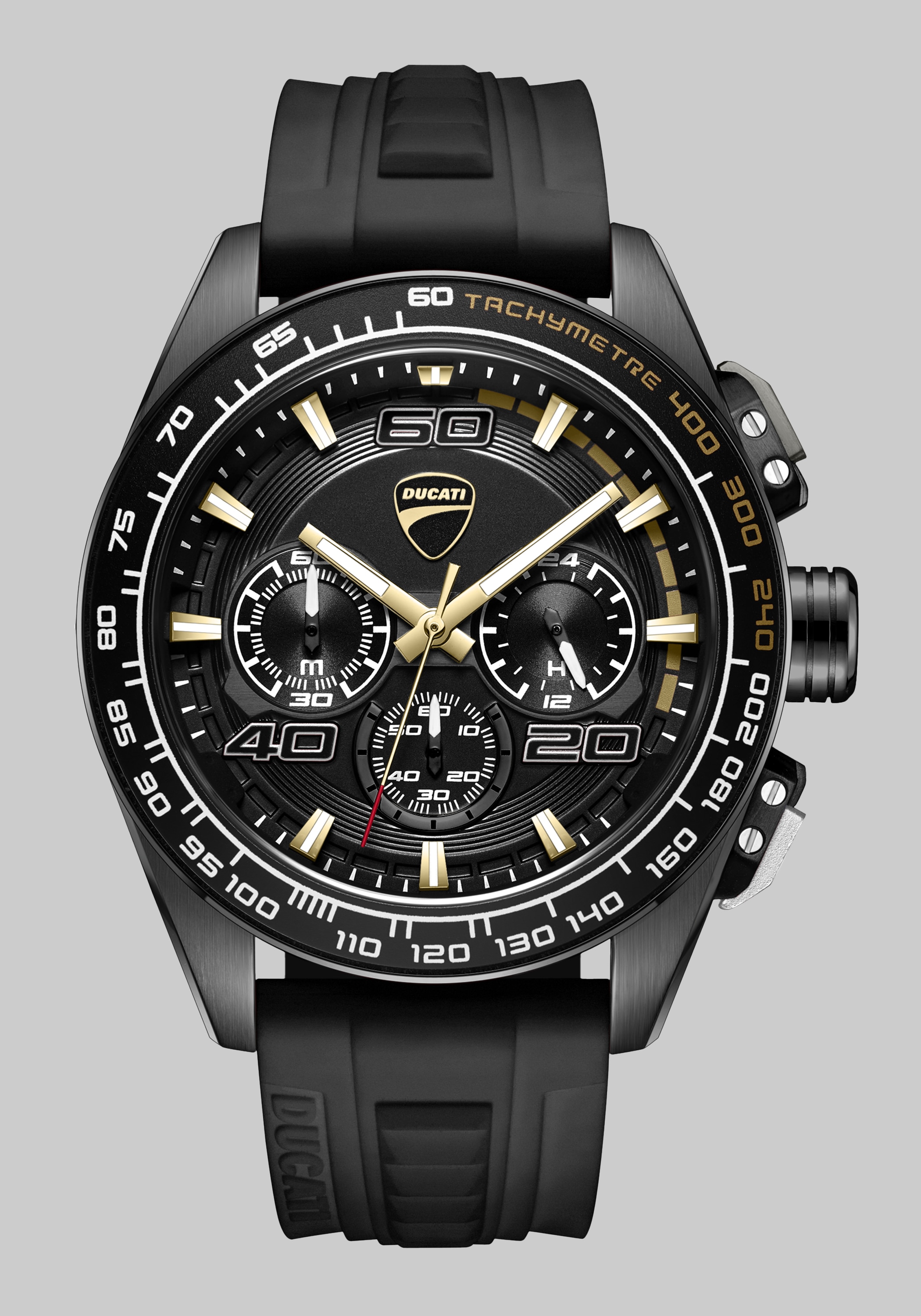 Men's New!, Ducati Chronograph Silicone Strap Watch - Jos A Bank