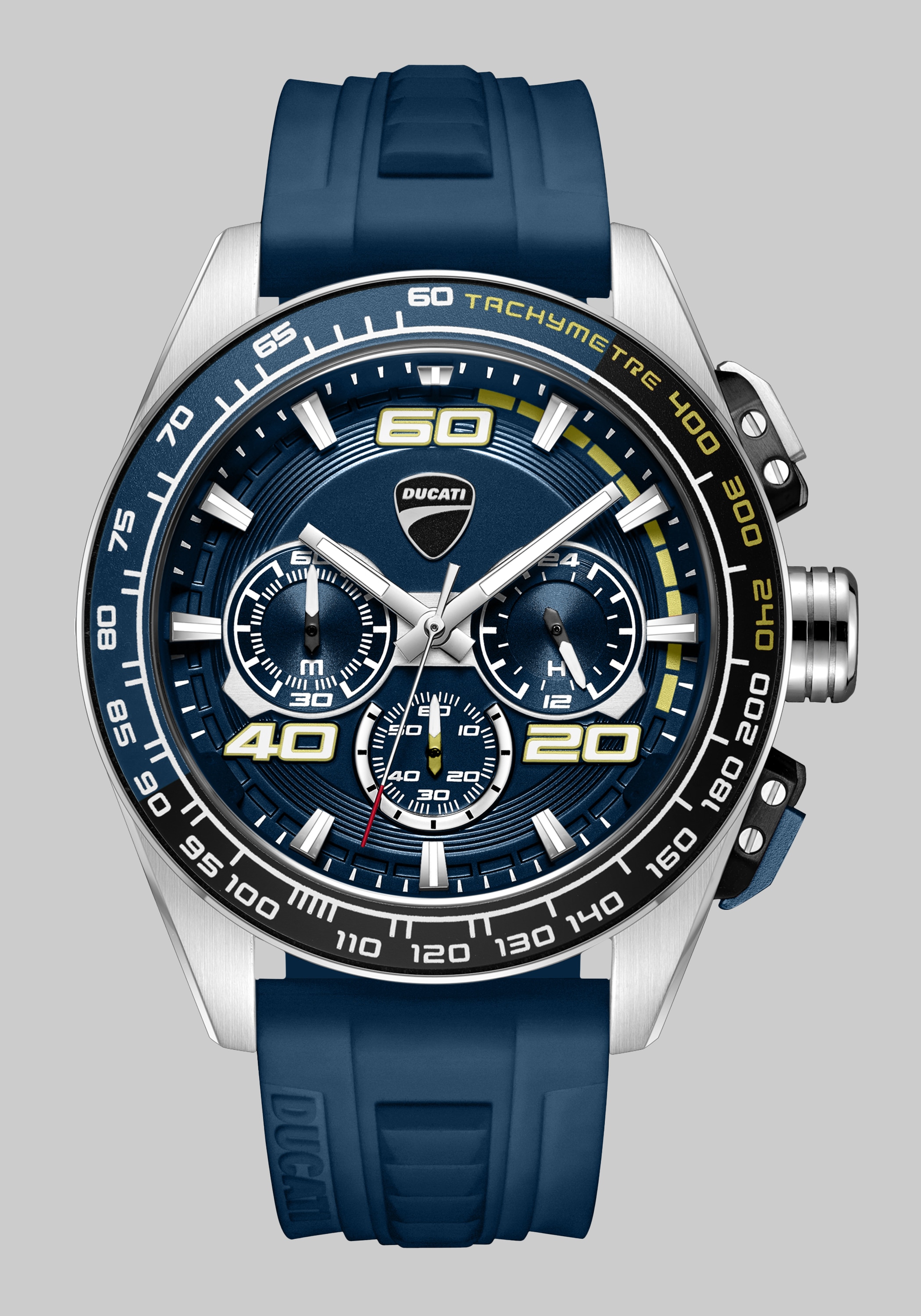 Ducati Chronograph Silicone Strap Watch