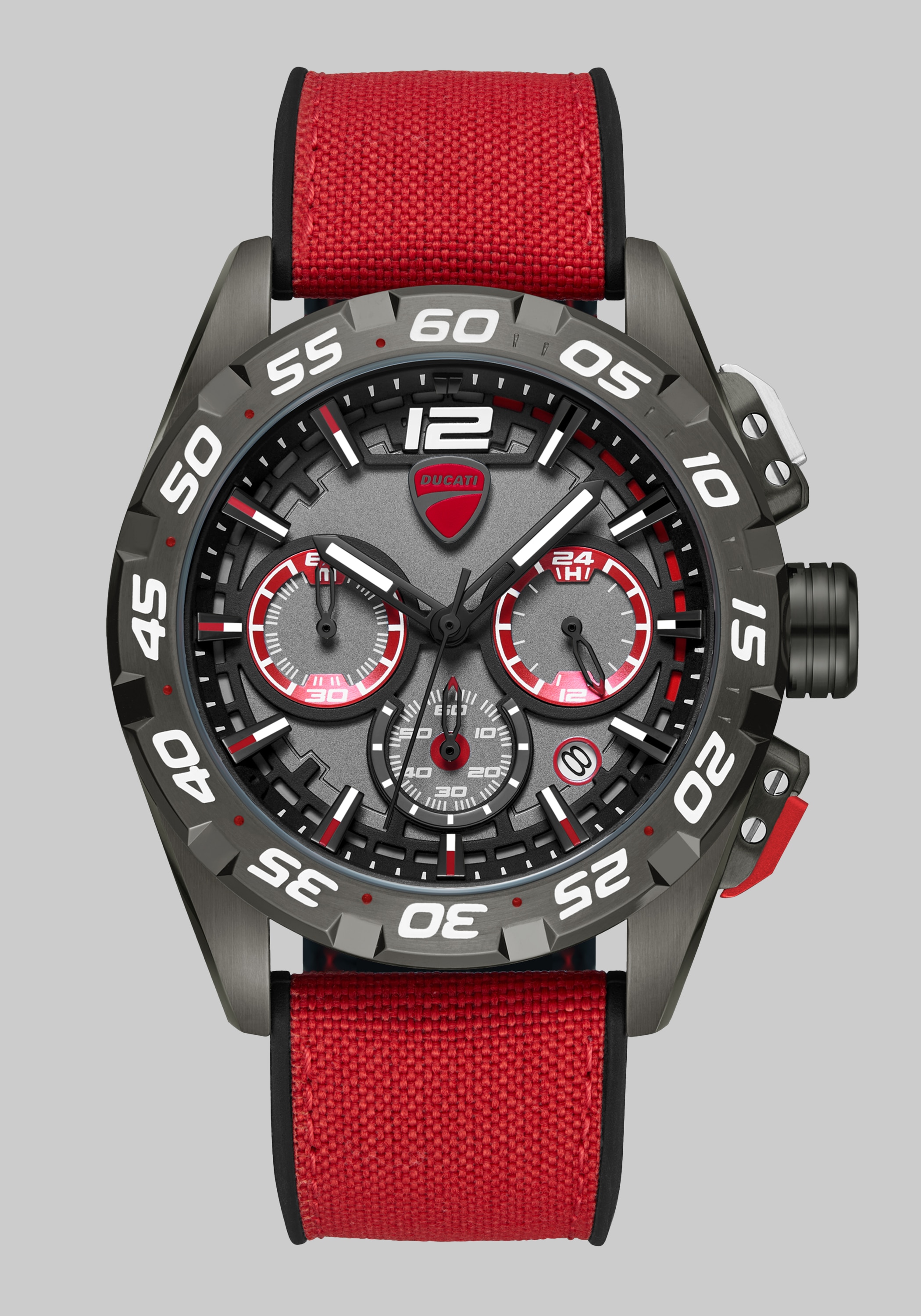 Men's New!, Ducati Chronograph Nylon Strap Watch - Jos A Bank