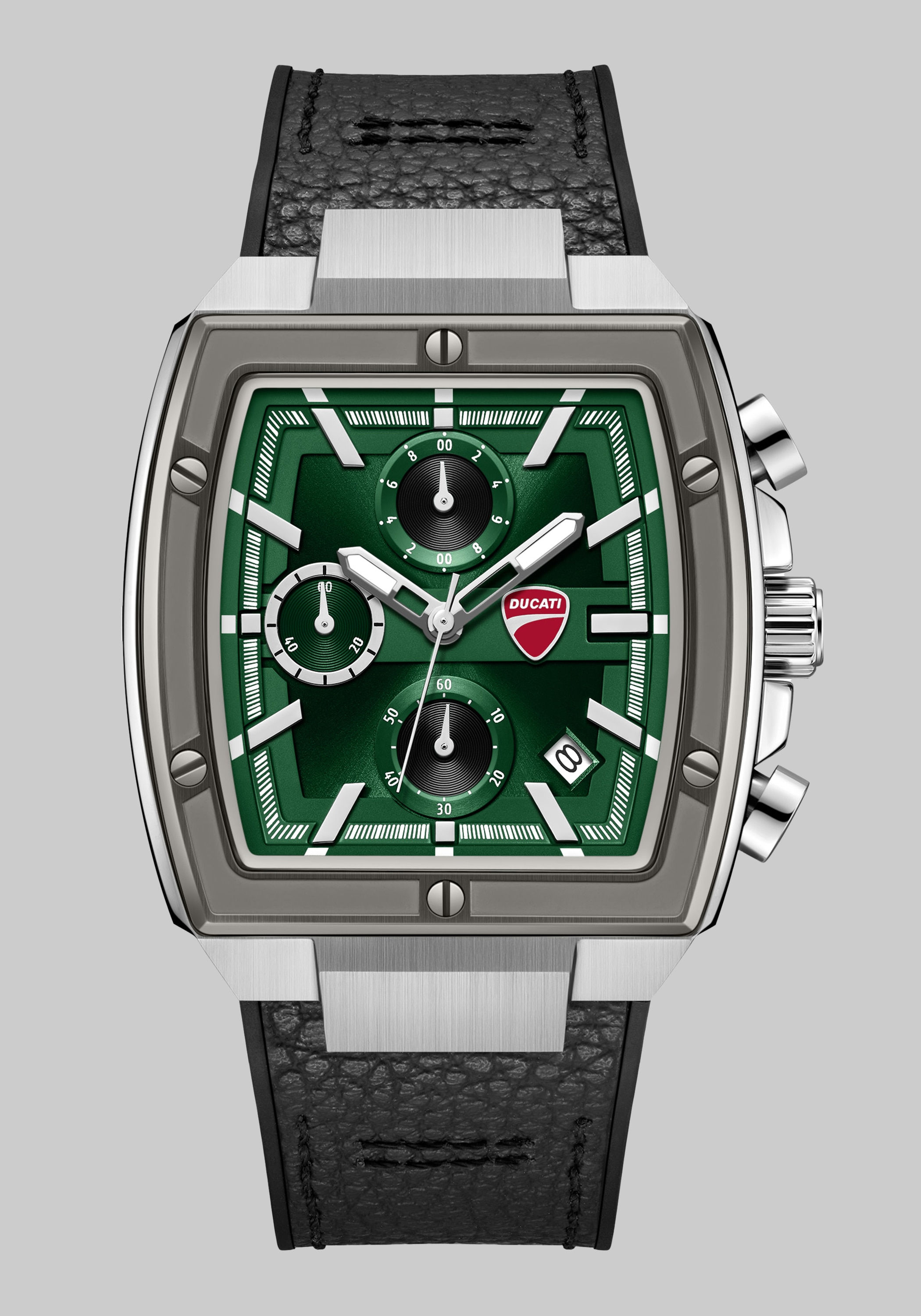 Men's New!, Ducati Chronograph Leather Strap Watch - Jos A Bank