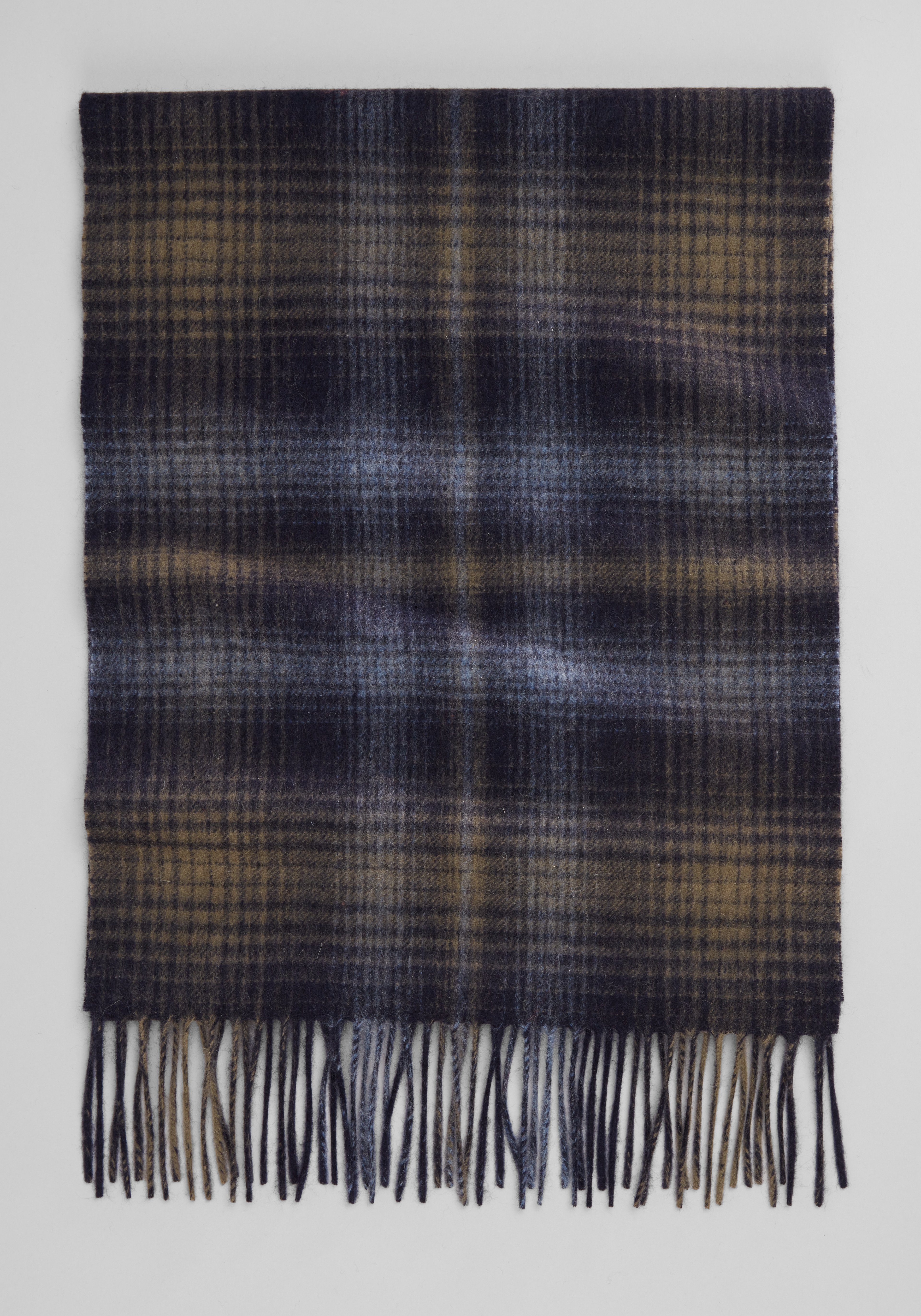Reserve Collection Plaid Cashmere Scarf